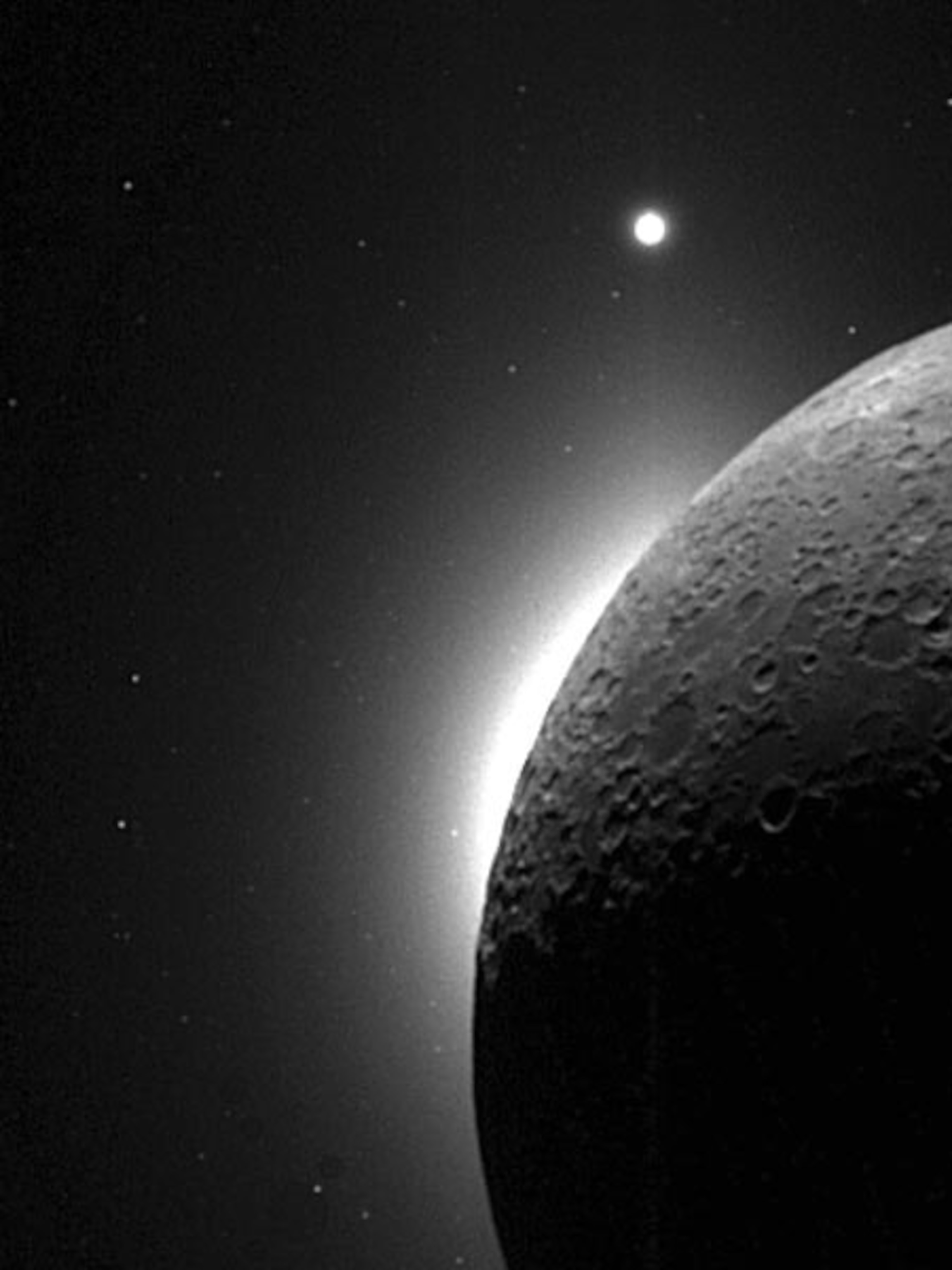 Venus and Earth's moon
