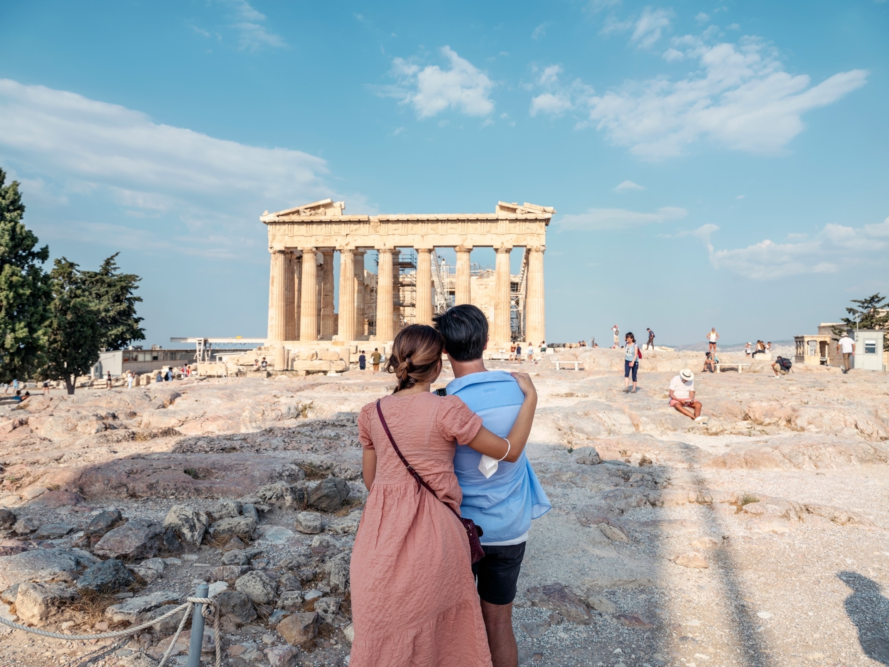 greece durning the covid pandemic in august 2020