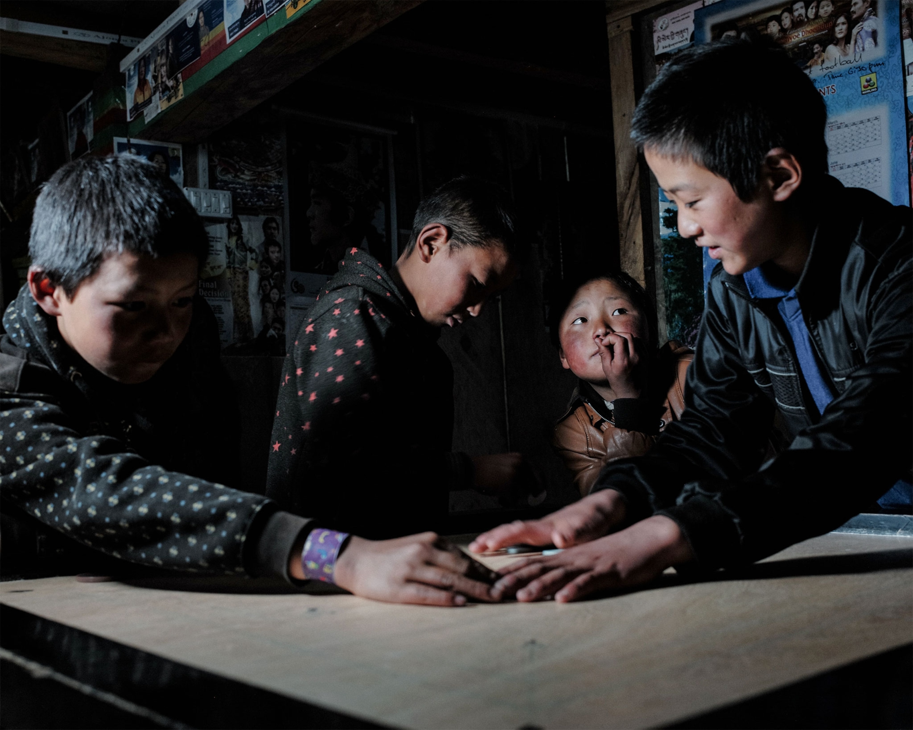 people in the mountains of Bhutan