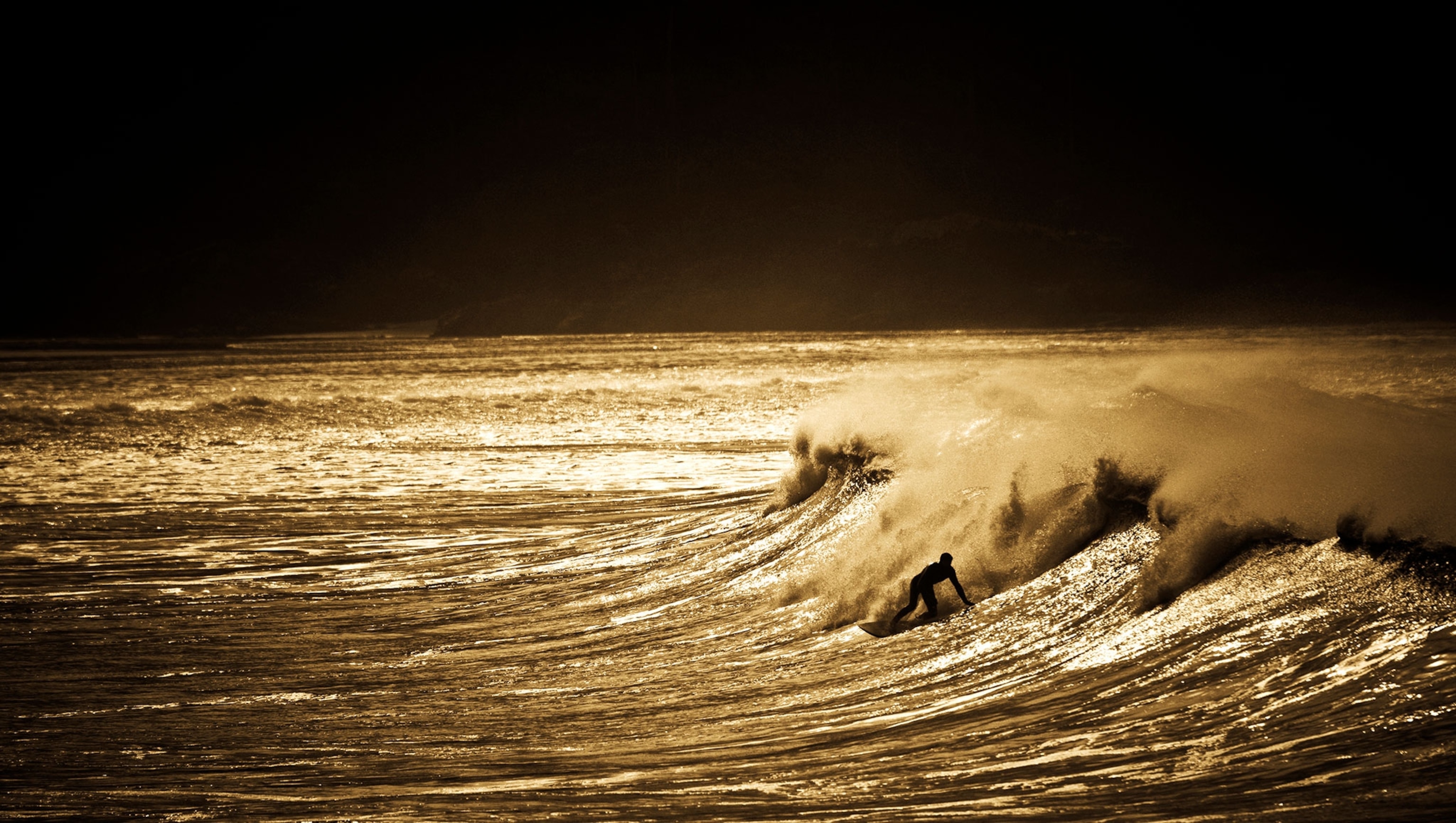 a surfer in Tofino, British Columbia