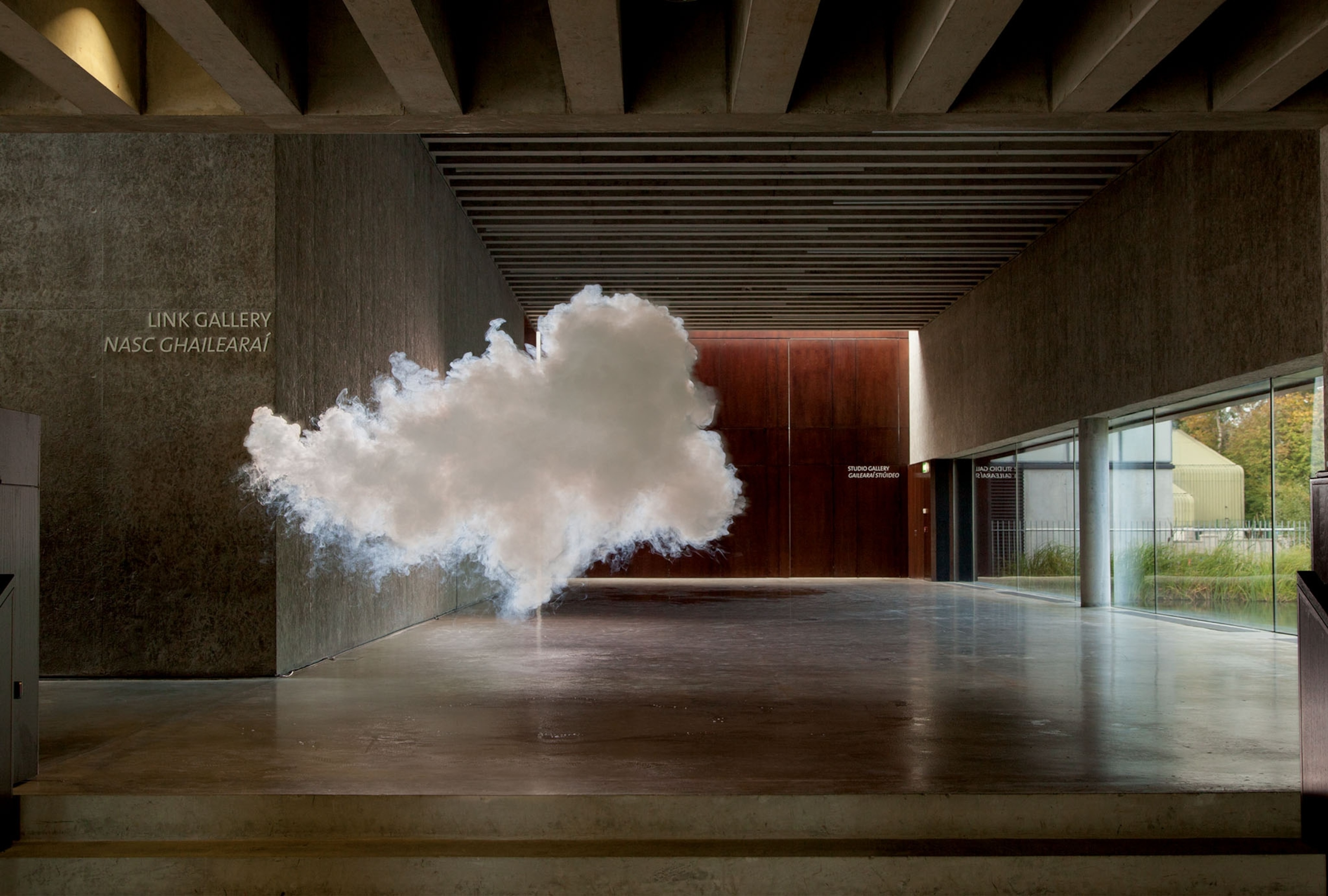 a cloud created in space