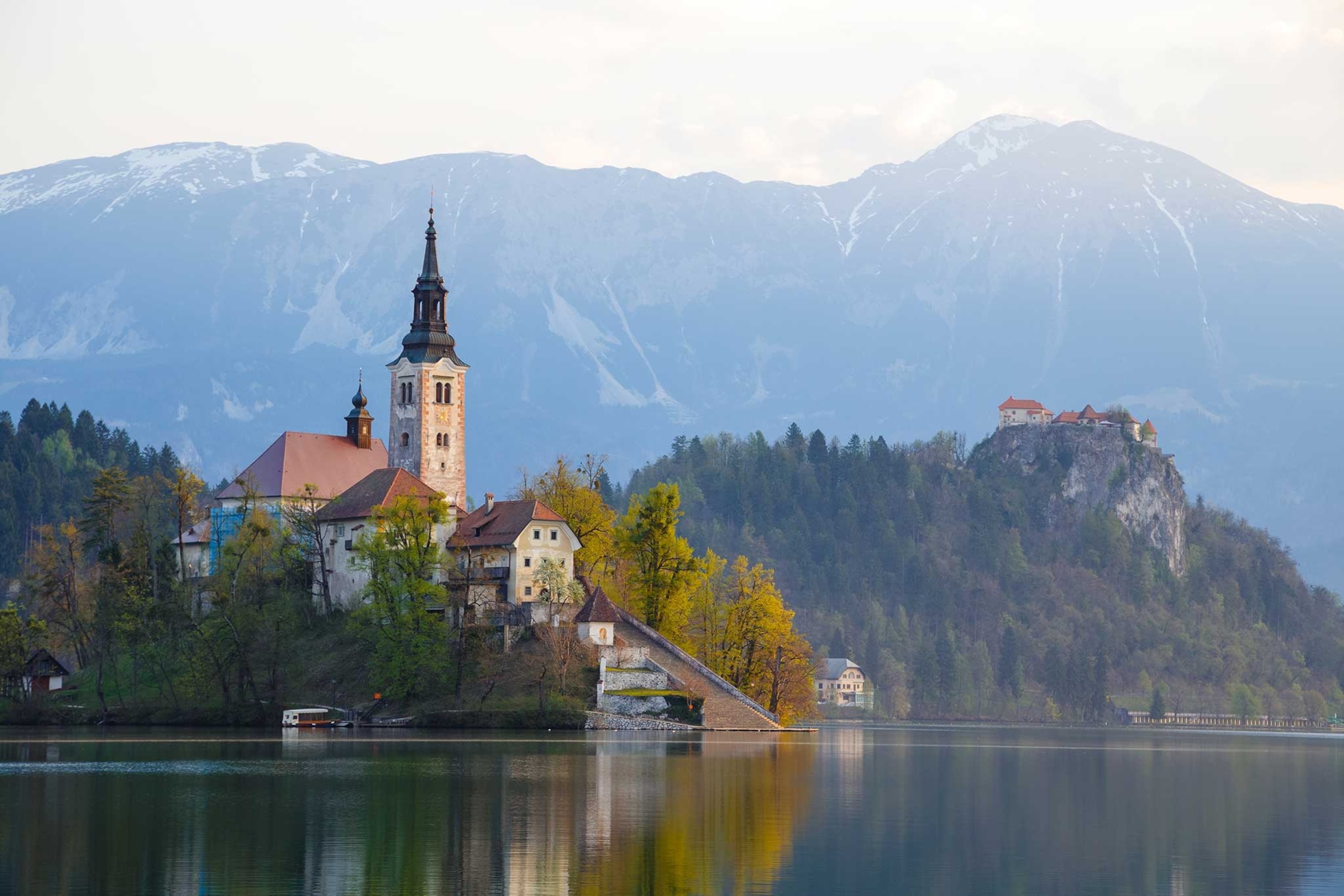 lake in Ljubljana, Slovenia