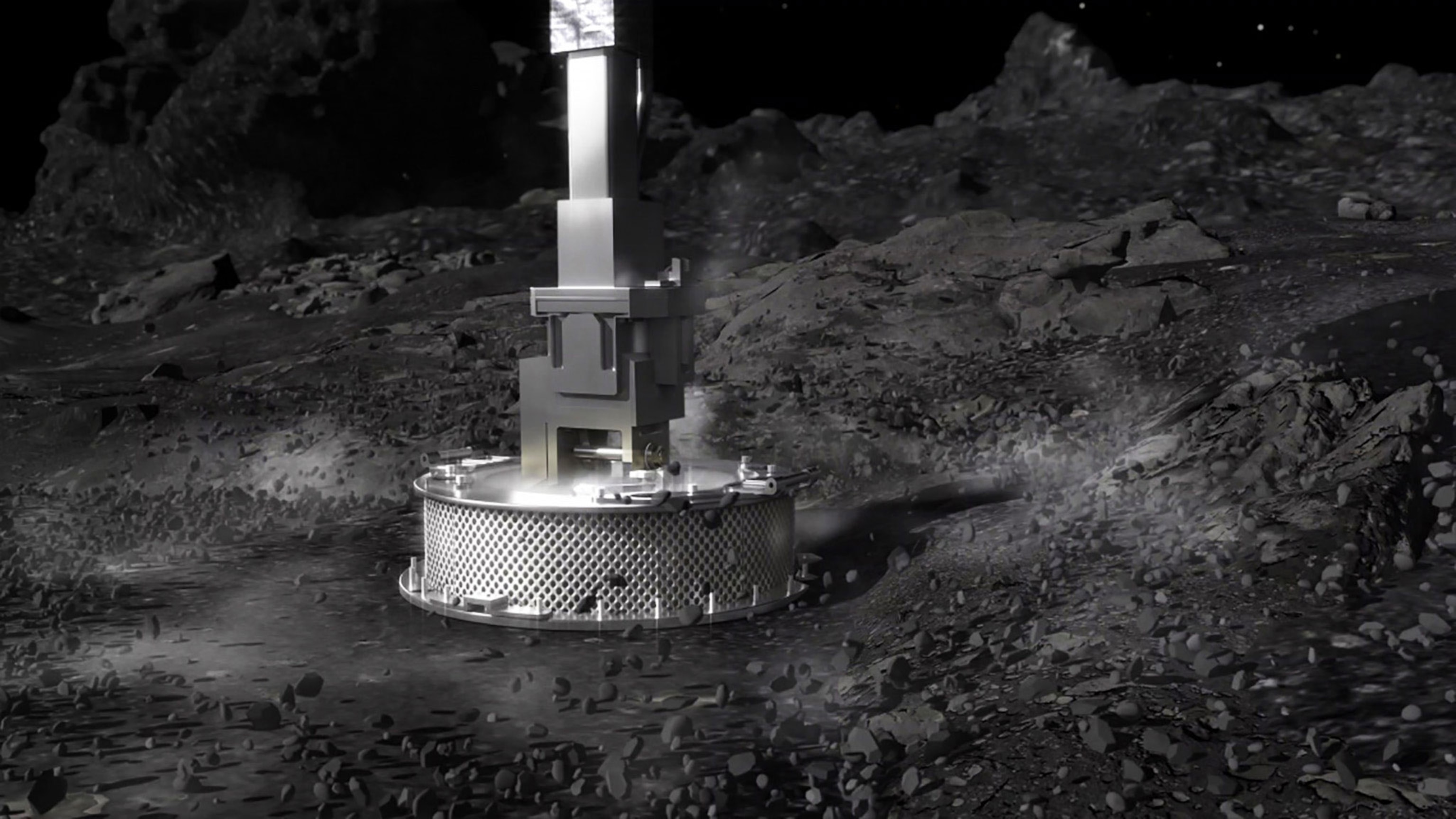 asteroid sample collection device