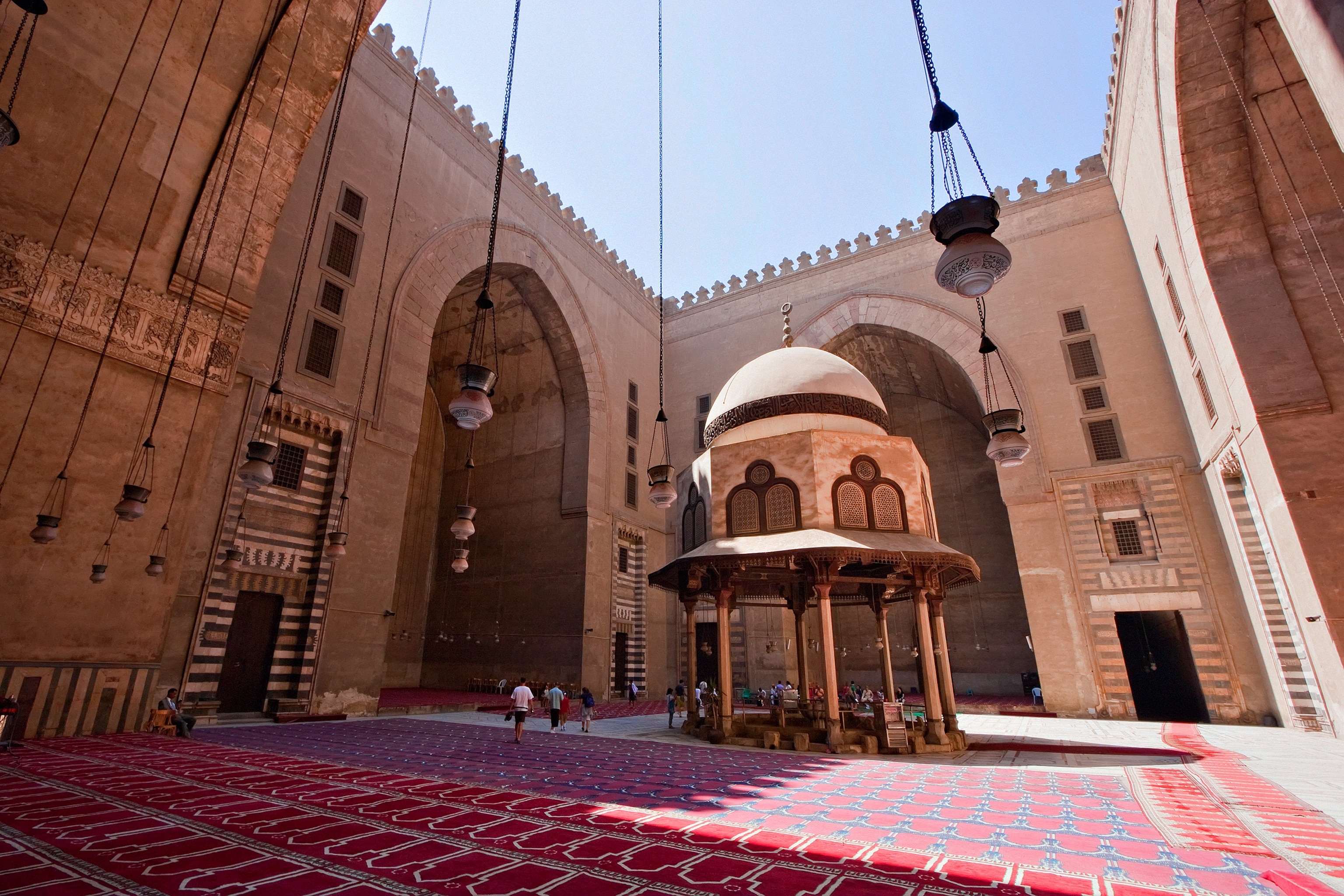 Sultan Hassan Mosque in Cairo, Egypt