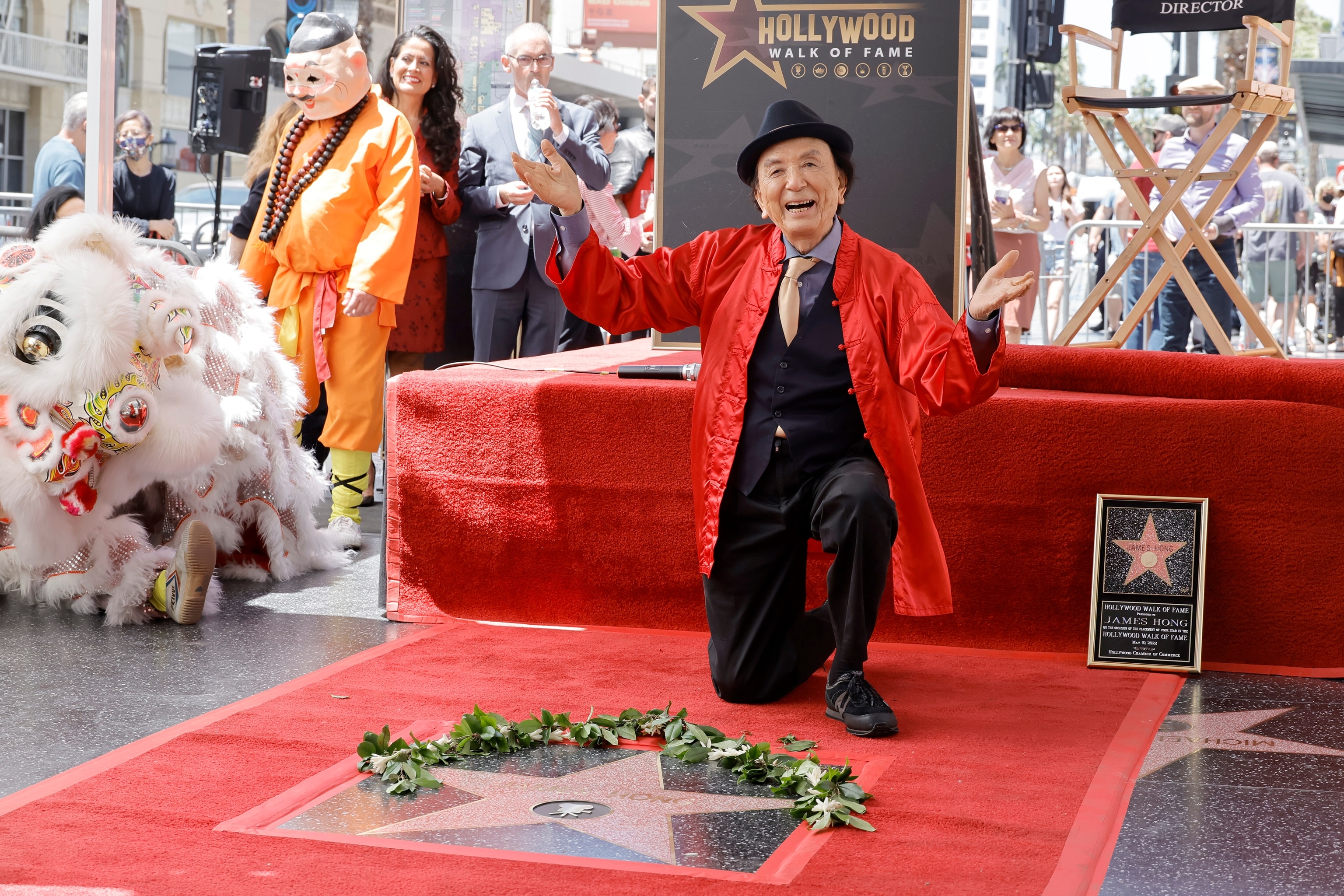 James Hong attends his Hollywood Walk of Fame Star Ceremony