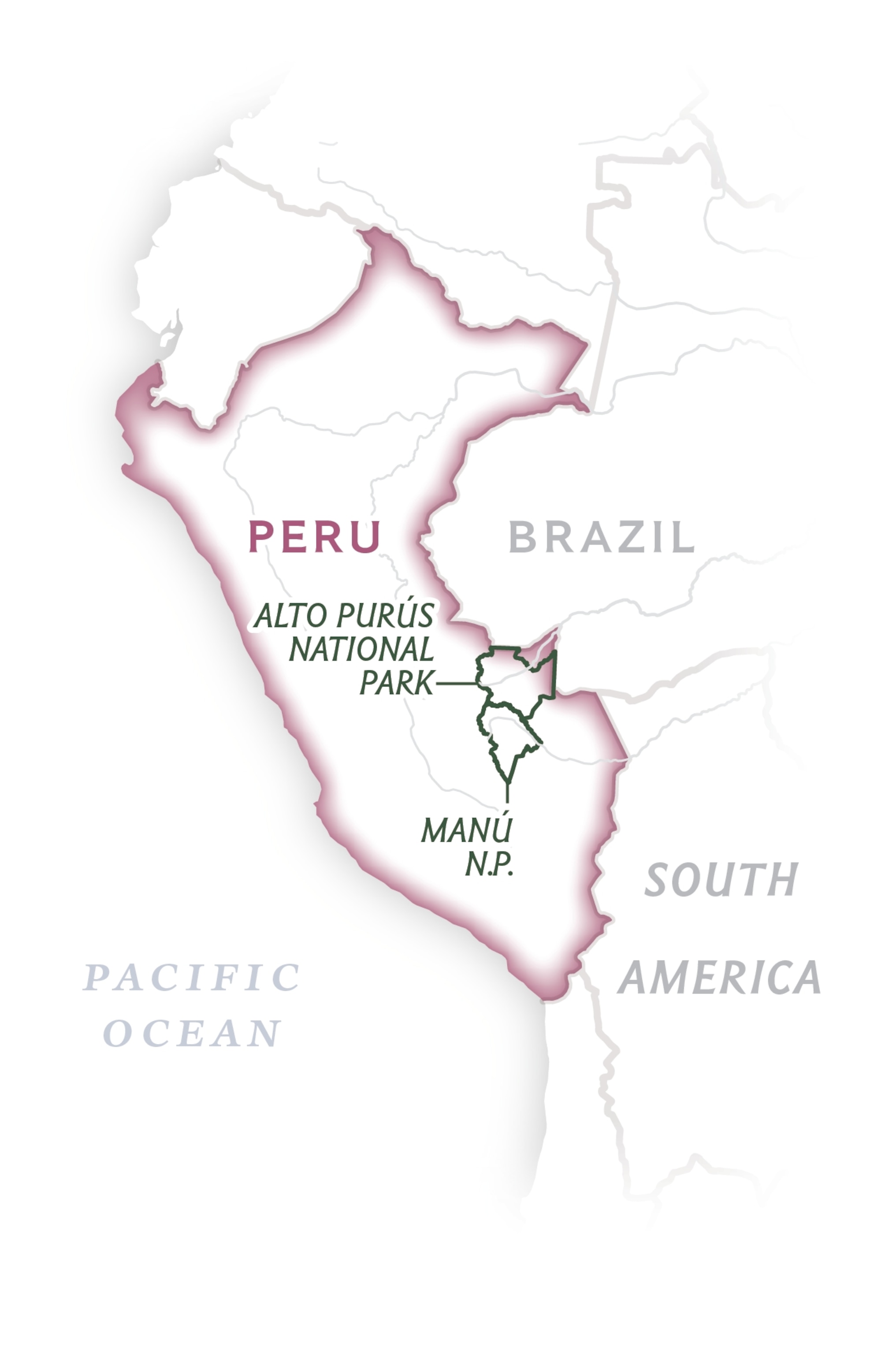 a map of Peru