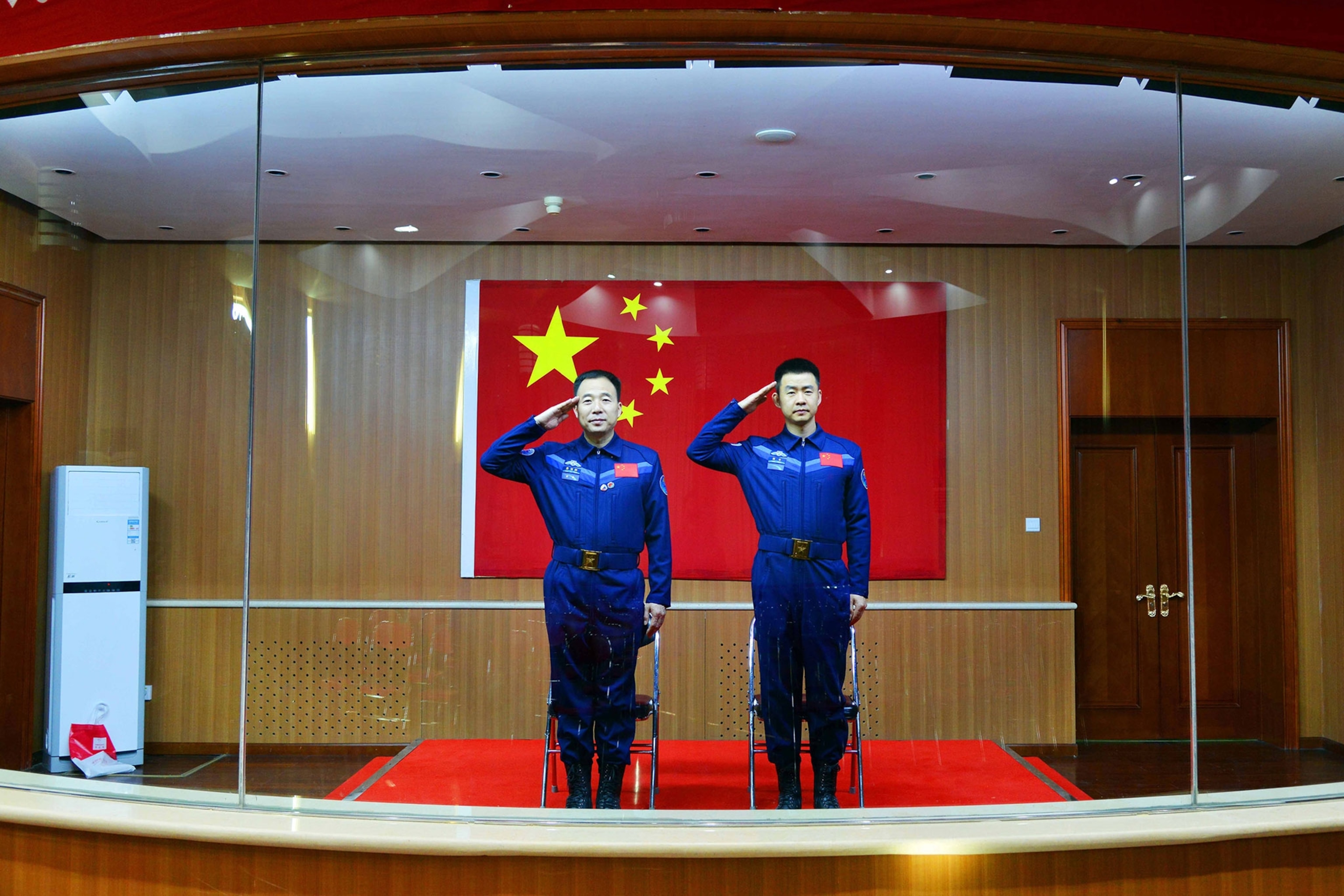 Chinese astronauts.