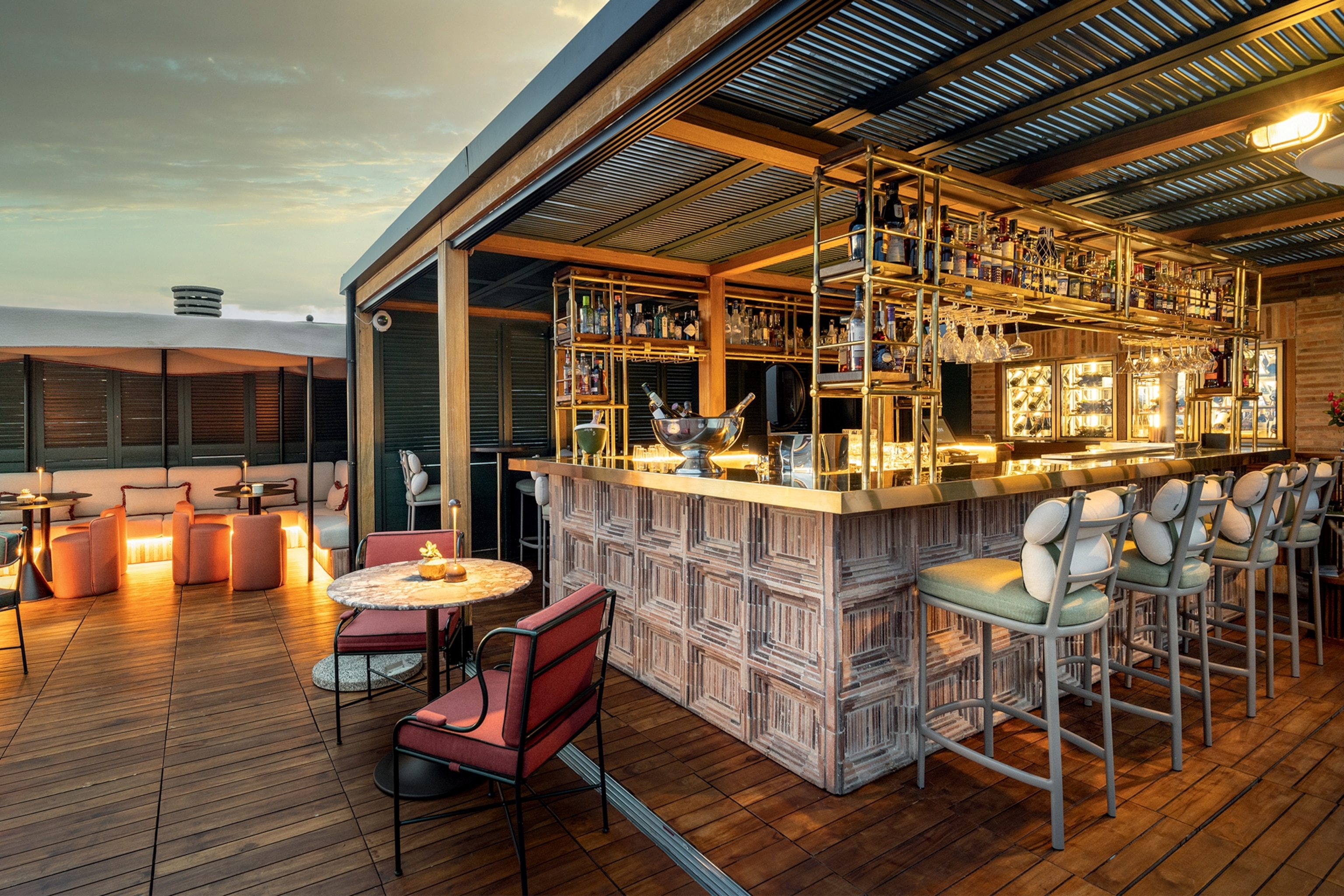Rooftop bar