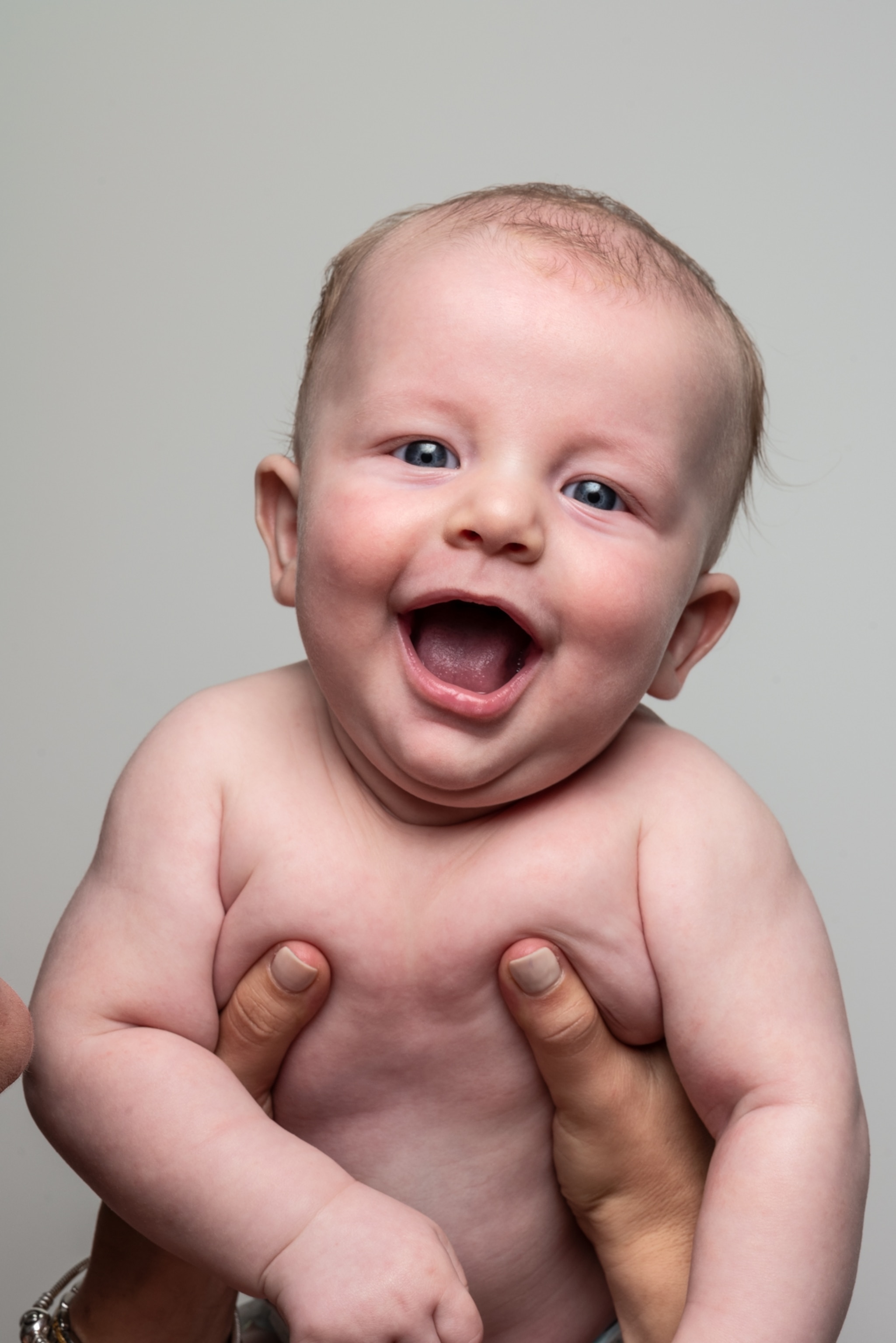 a smiling baby
