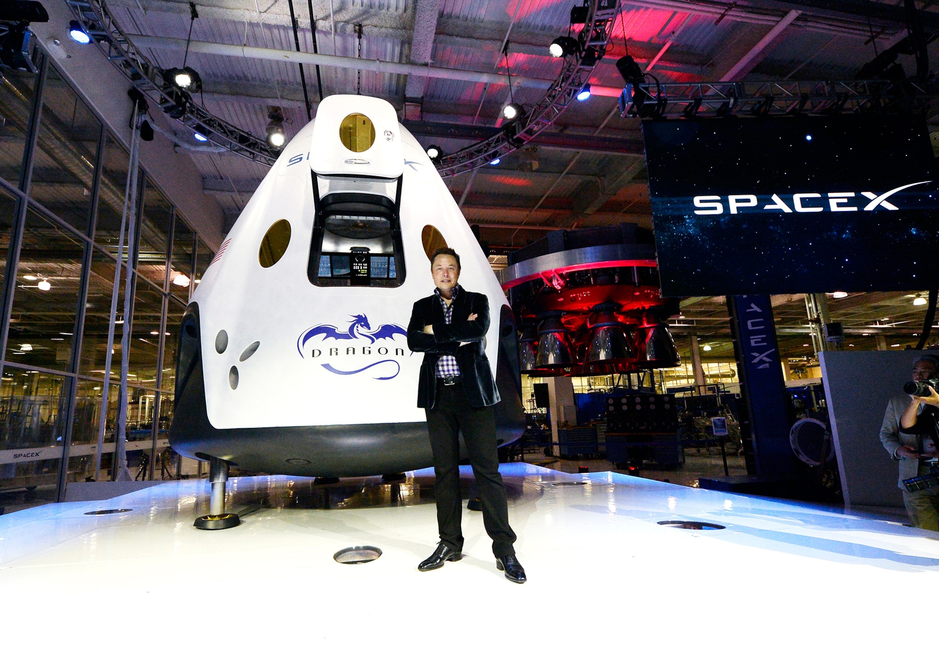 Elon Musk at Space X