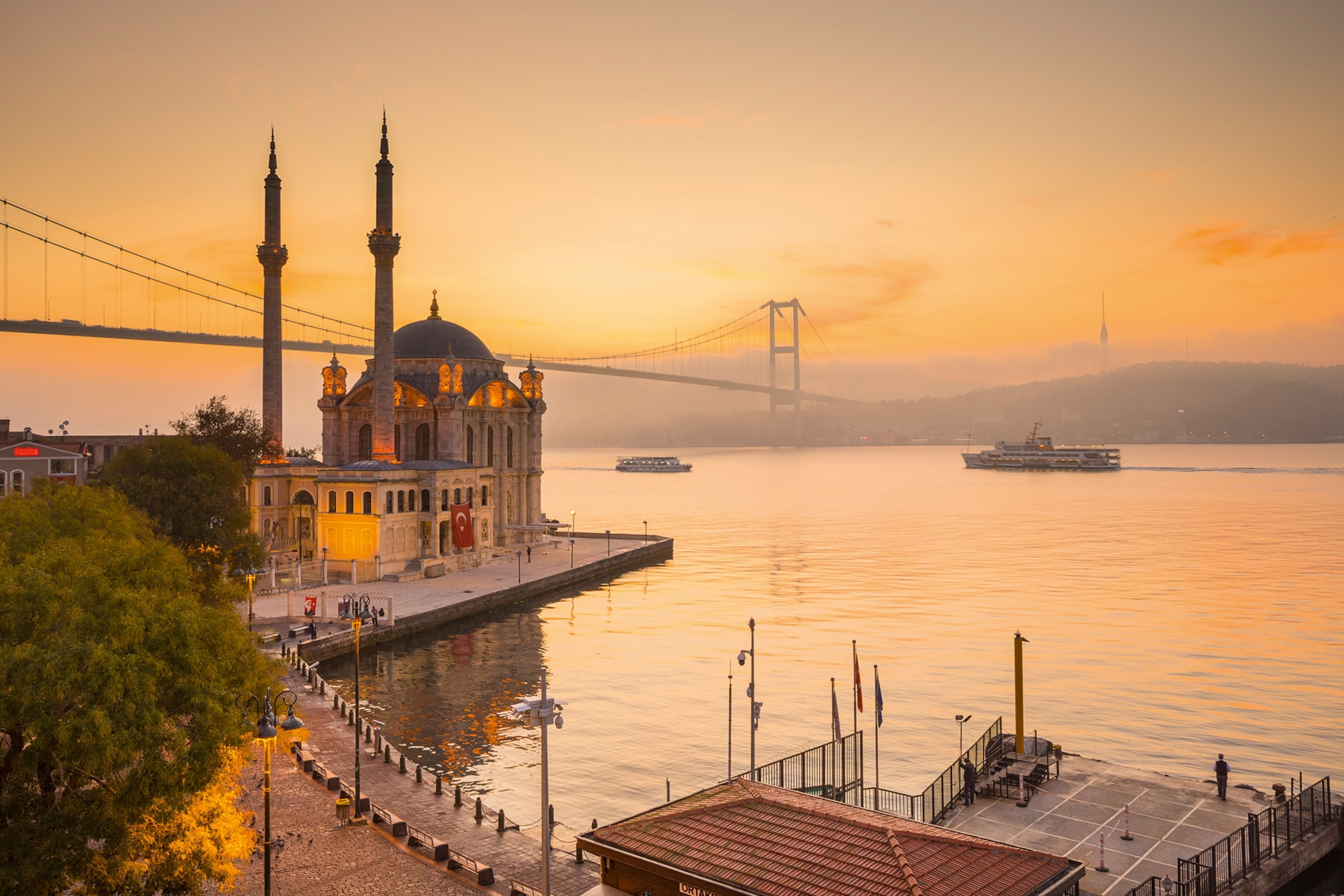 Ortaköy Mosque, on the Bosphorus