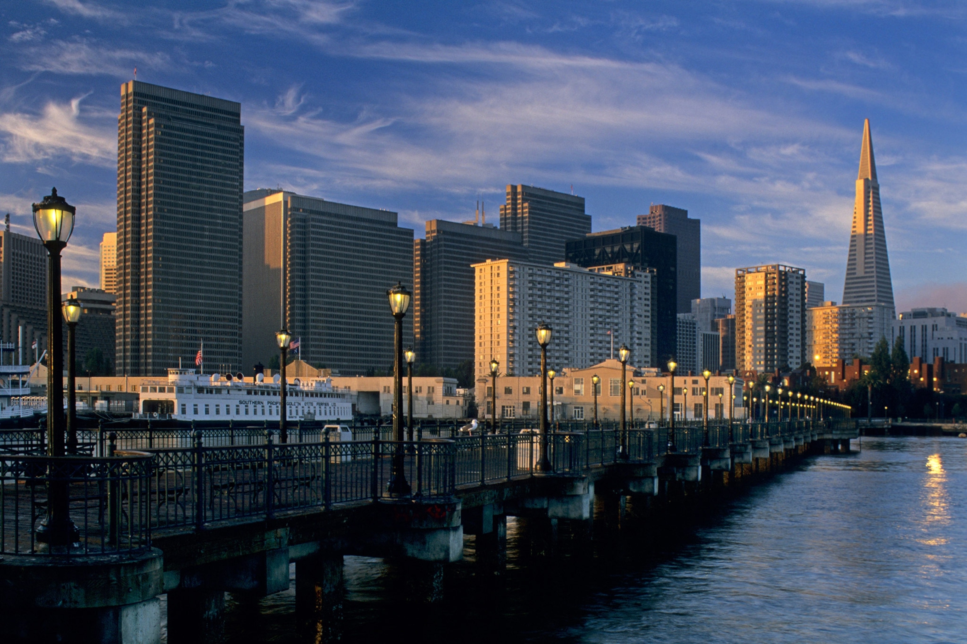 Pier 5 along the Embarcadero in San Francisco, California