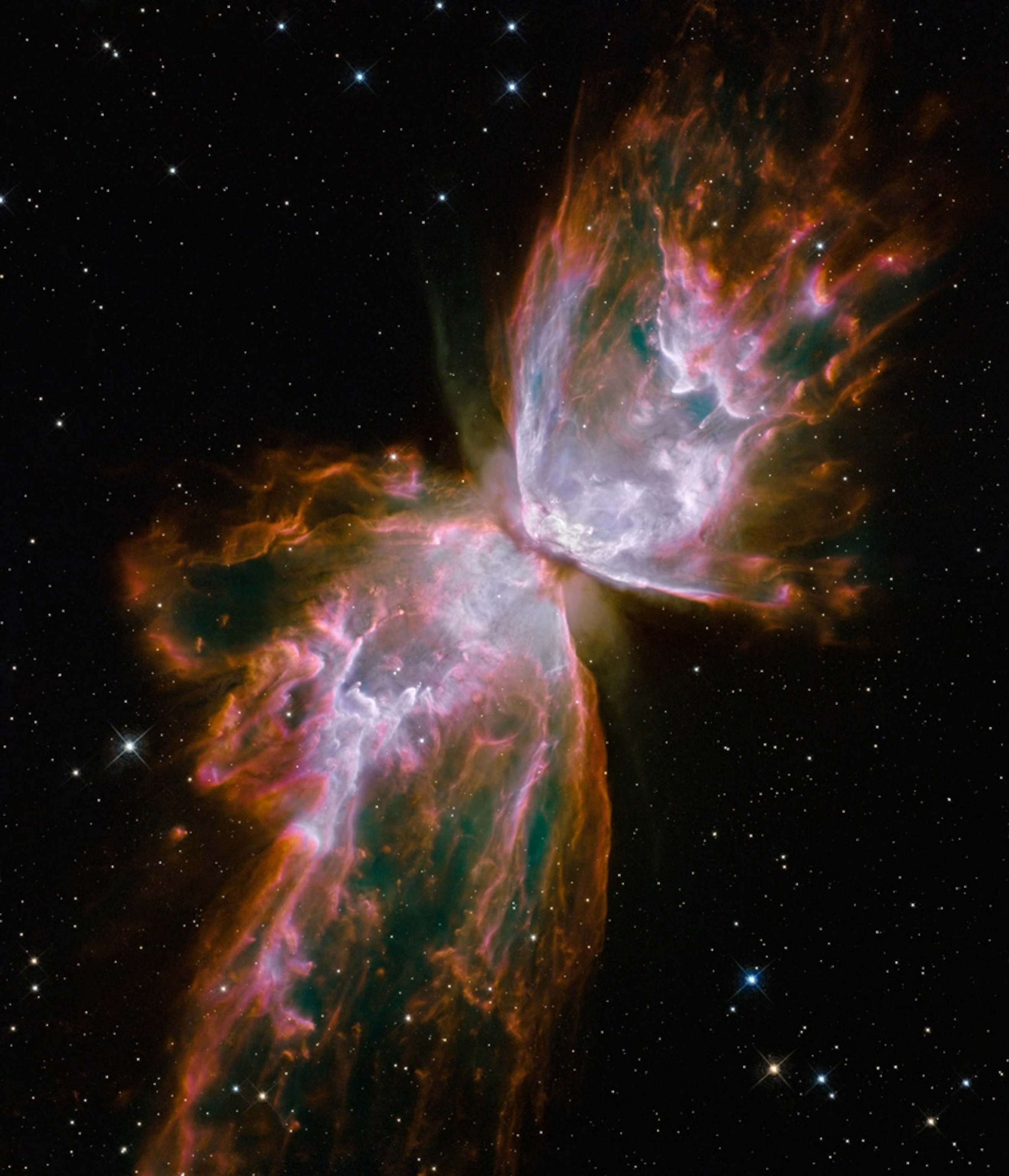 gas from a dying star resembles a butterfly