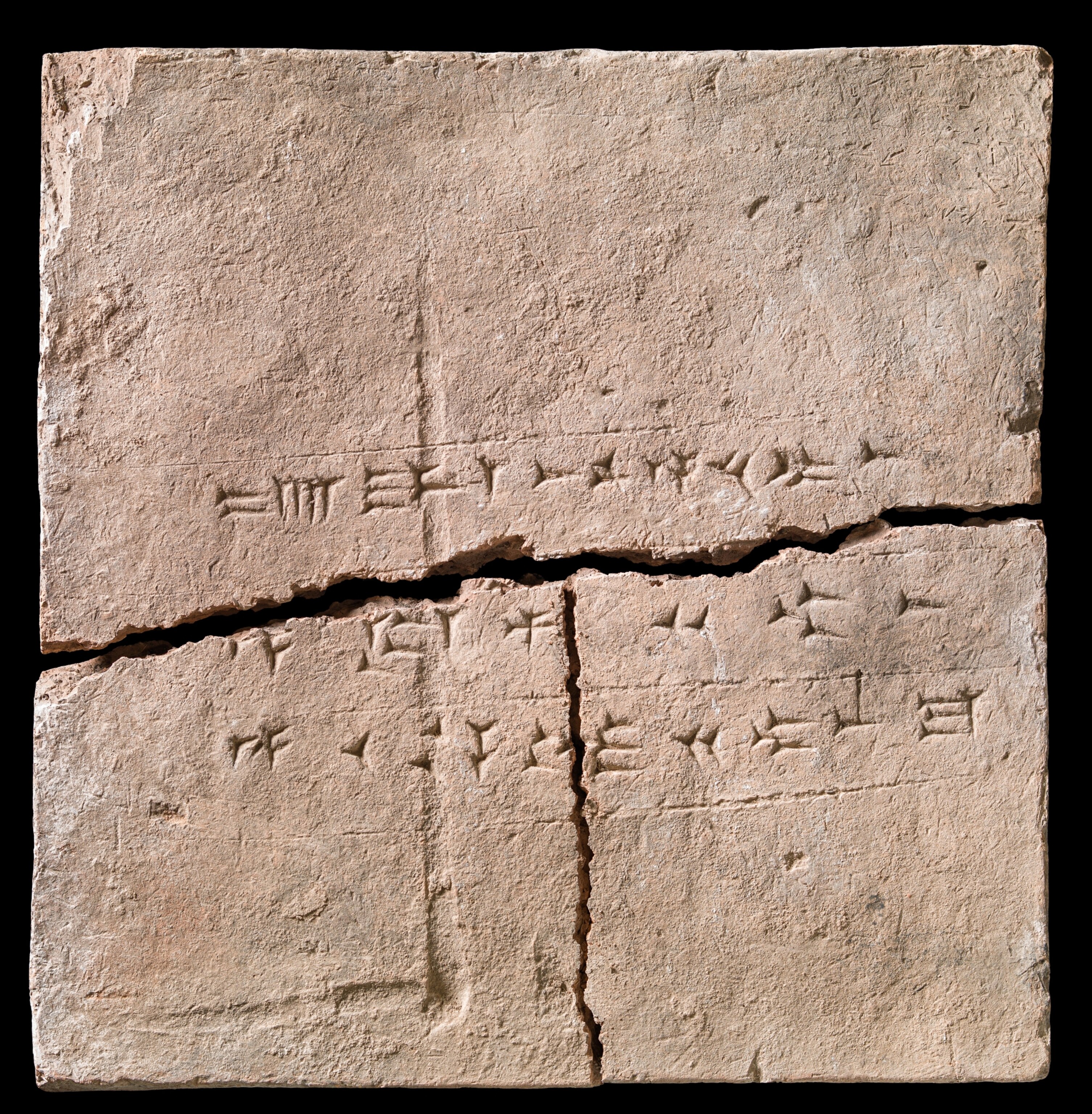 The clay brick from the National Museum of Denmark from which the samples were derived.