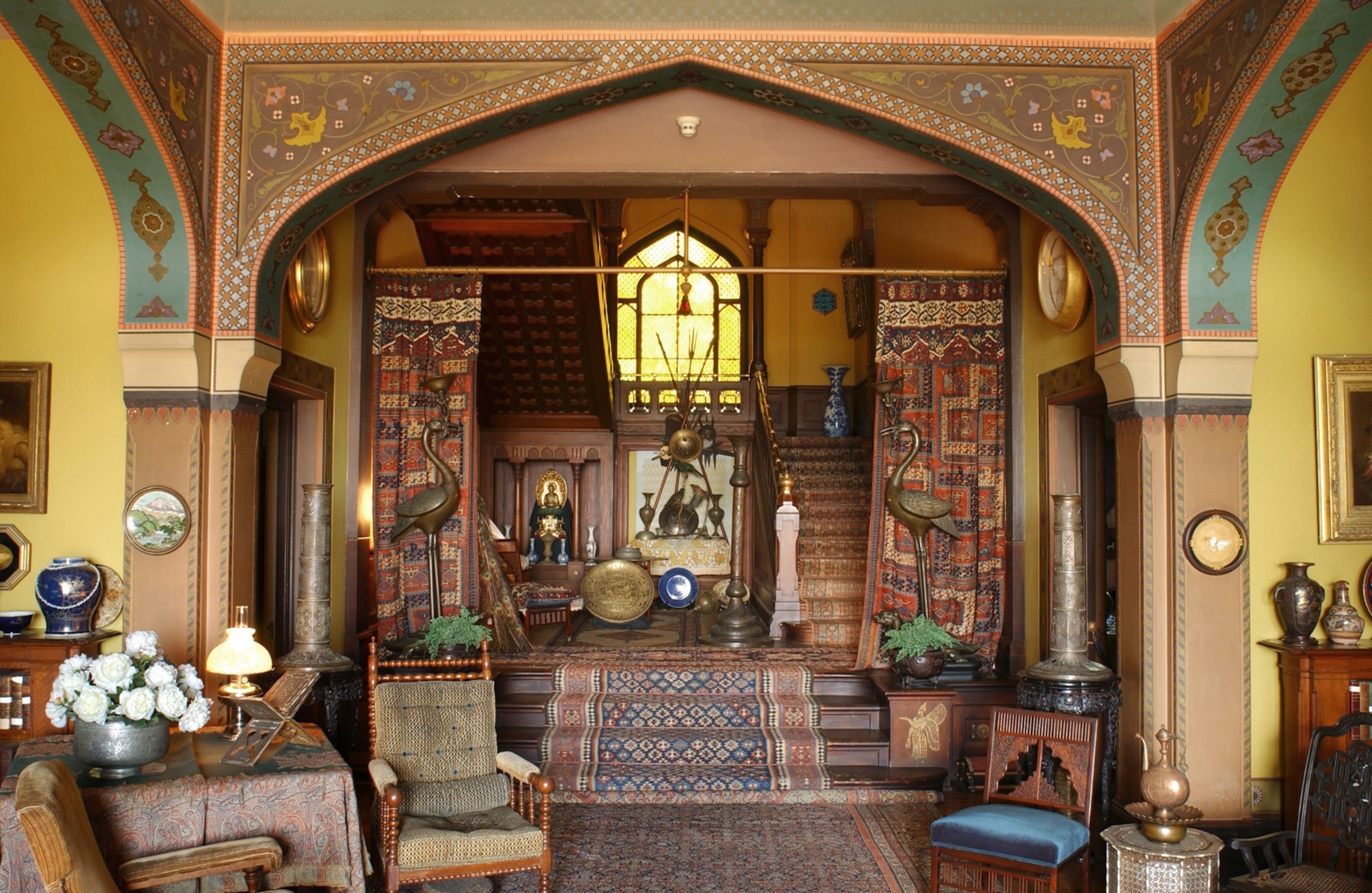 Carpets, artifacts, flowers in Frederic Church’s Olana