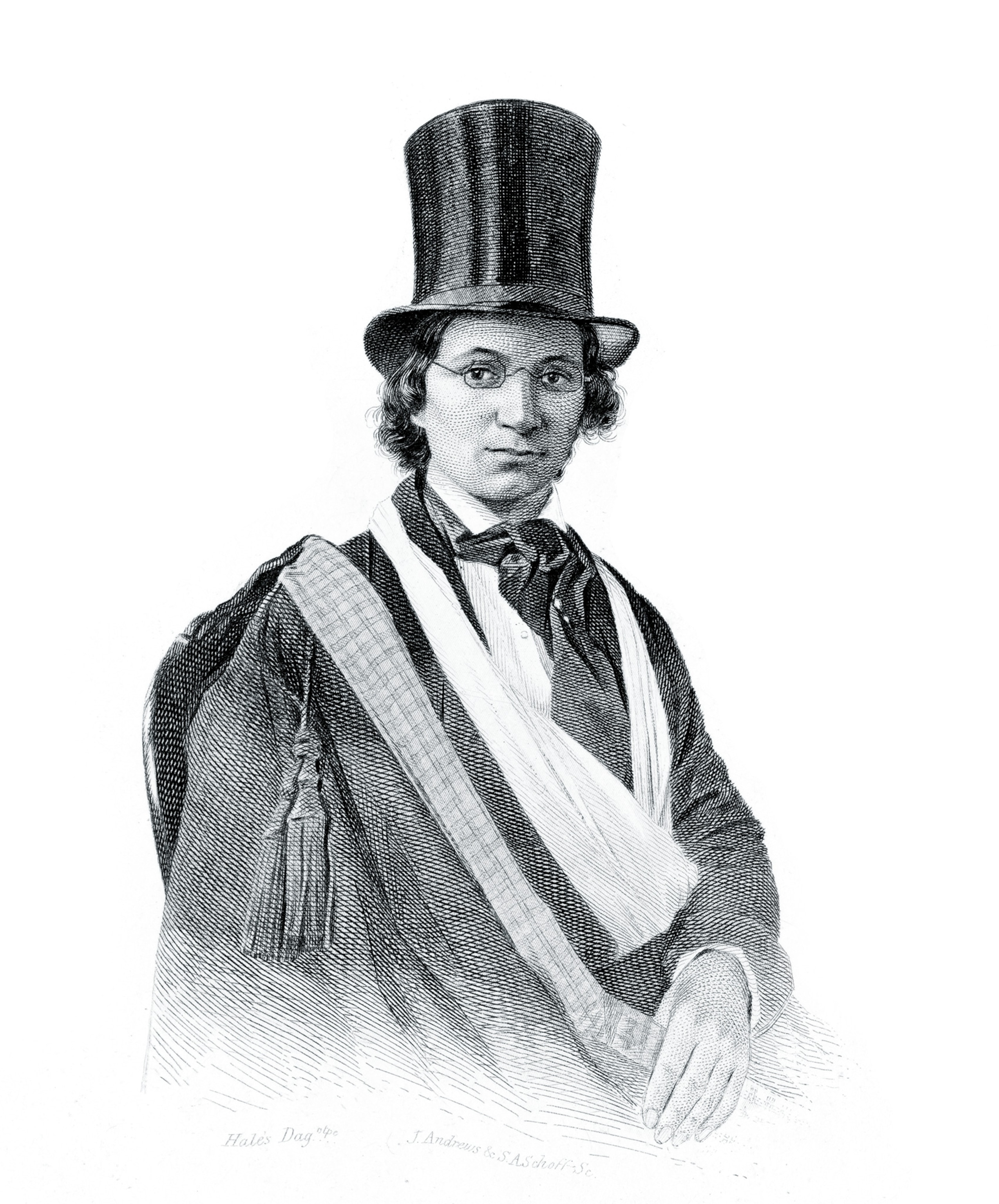 Ellen Craft, who was born into slavery, successfully escaped alongside her husband while in disguise. Her appearance during her 1848 escape is portrayed in an 1860 engraving.