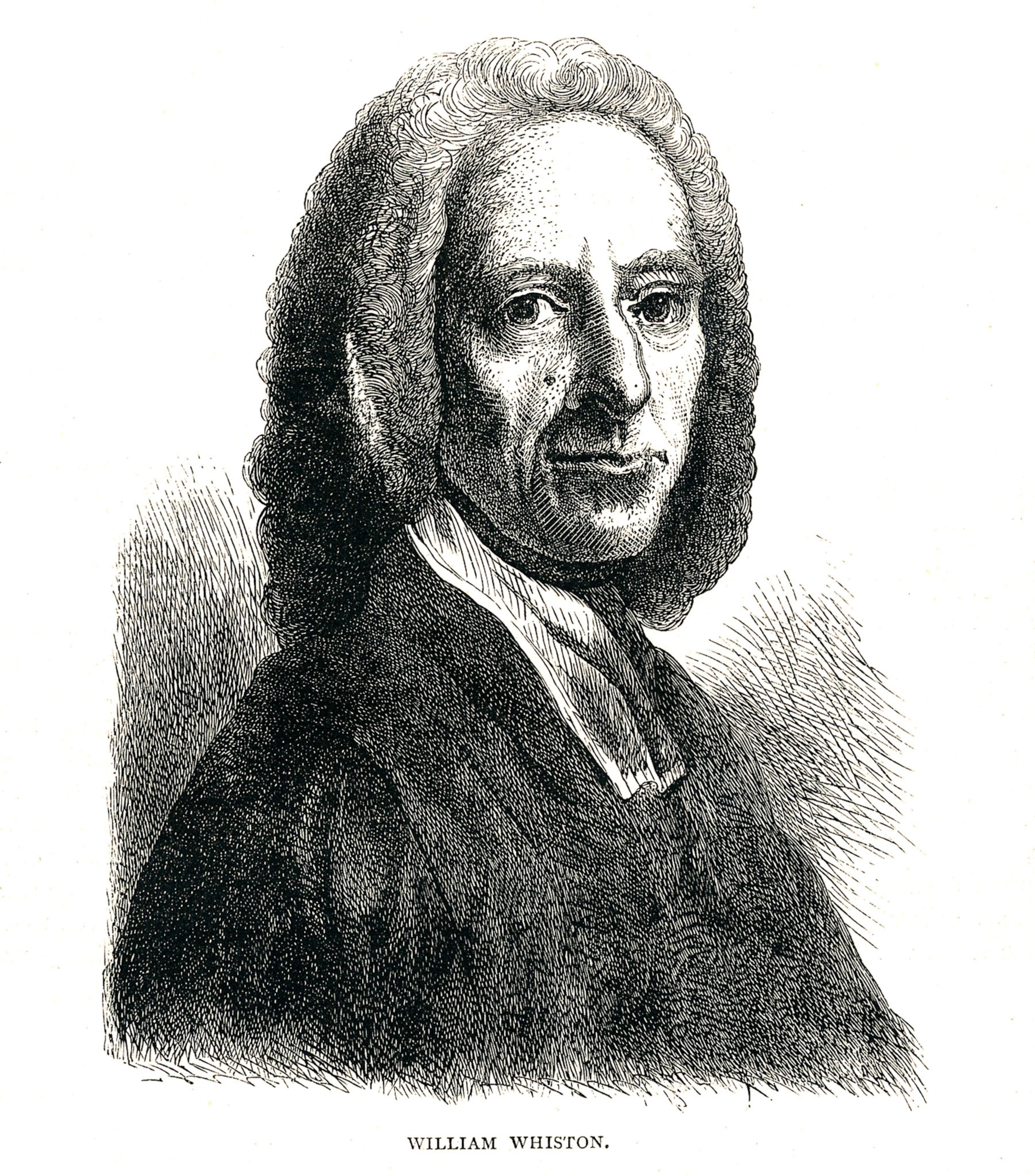 old engraving of William Whiston