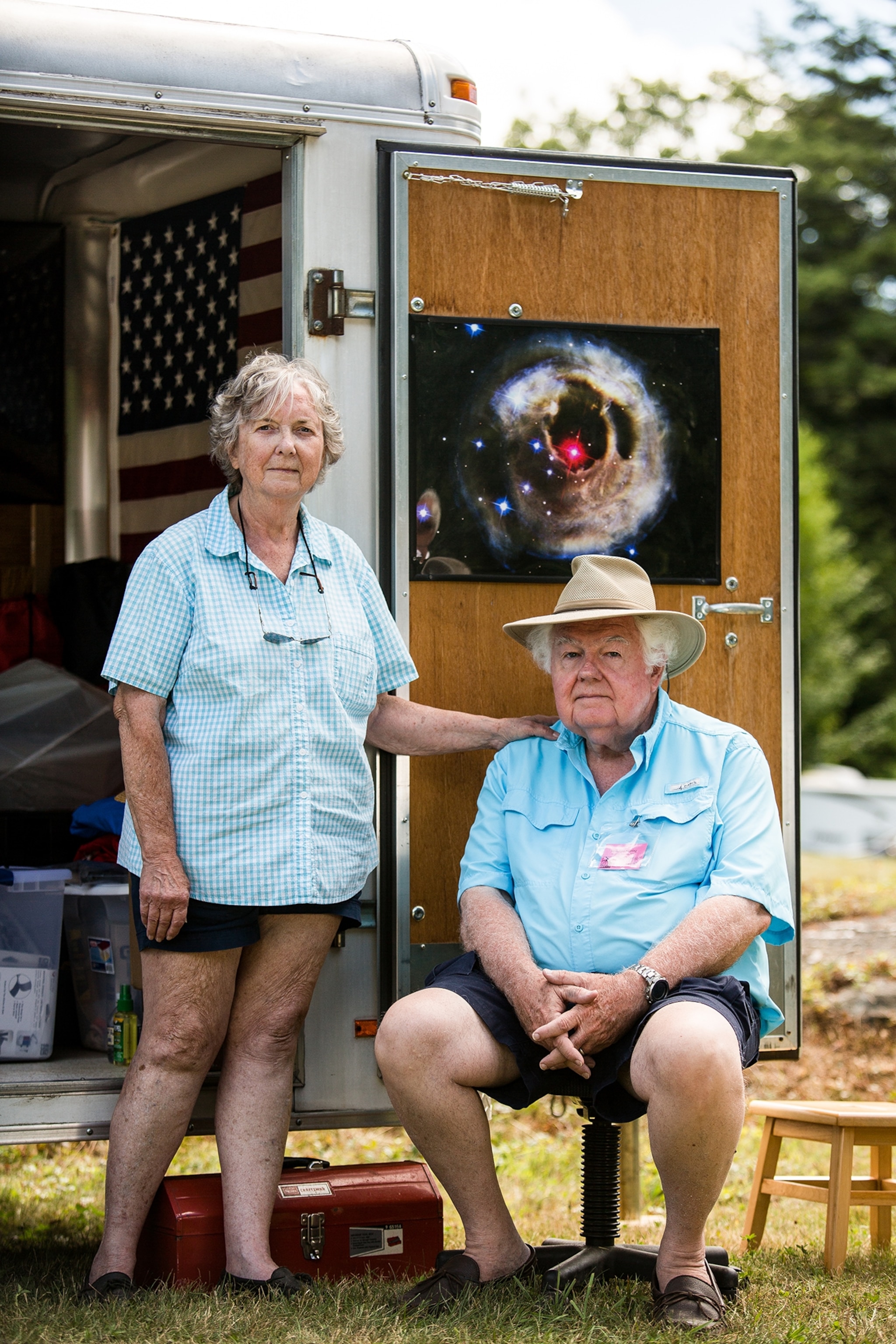 a couple who loves space.