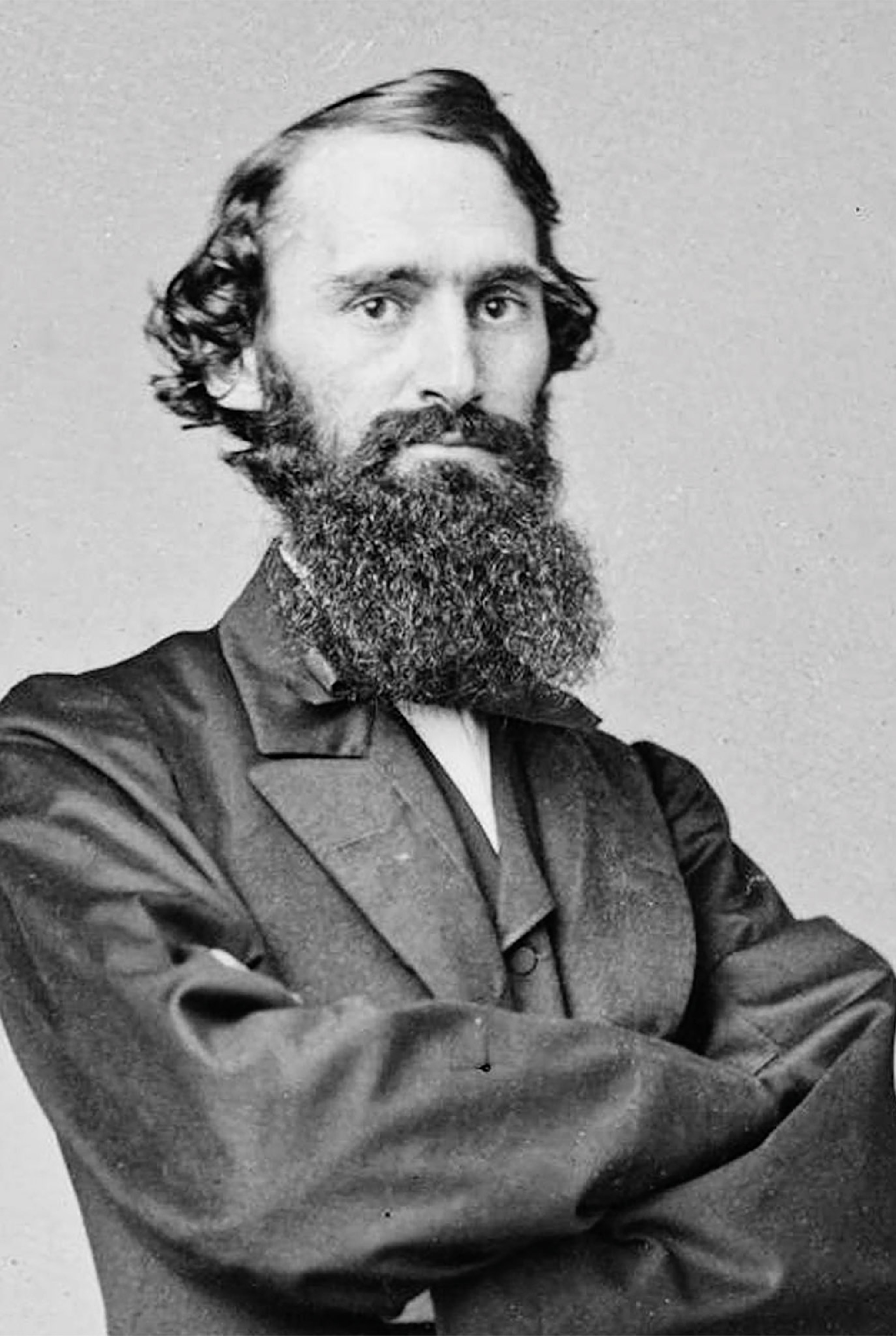 A portrait photograph of Clement Clarke Moore