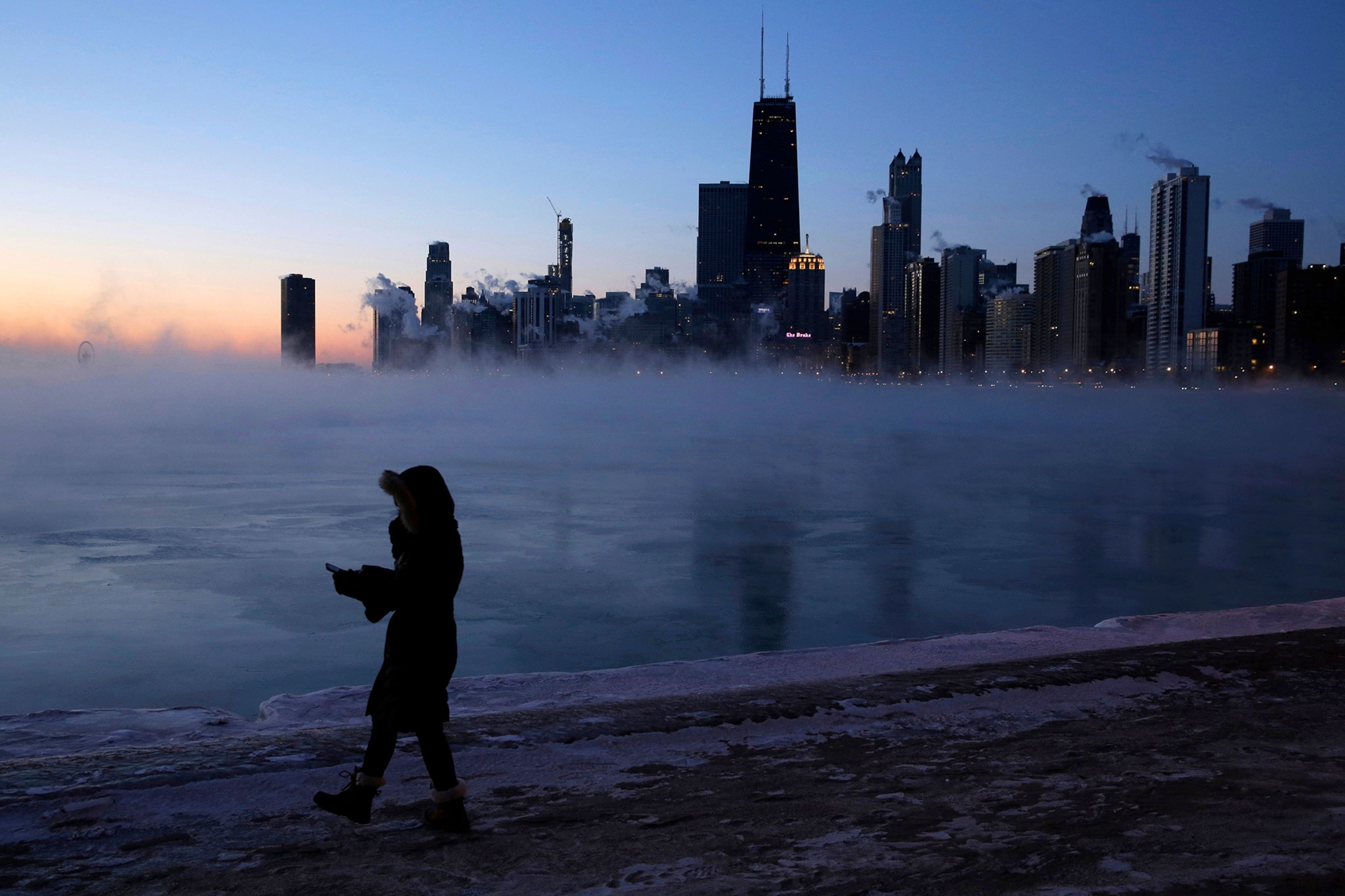 Chicago during the Polar Vortex