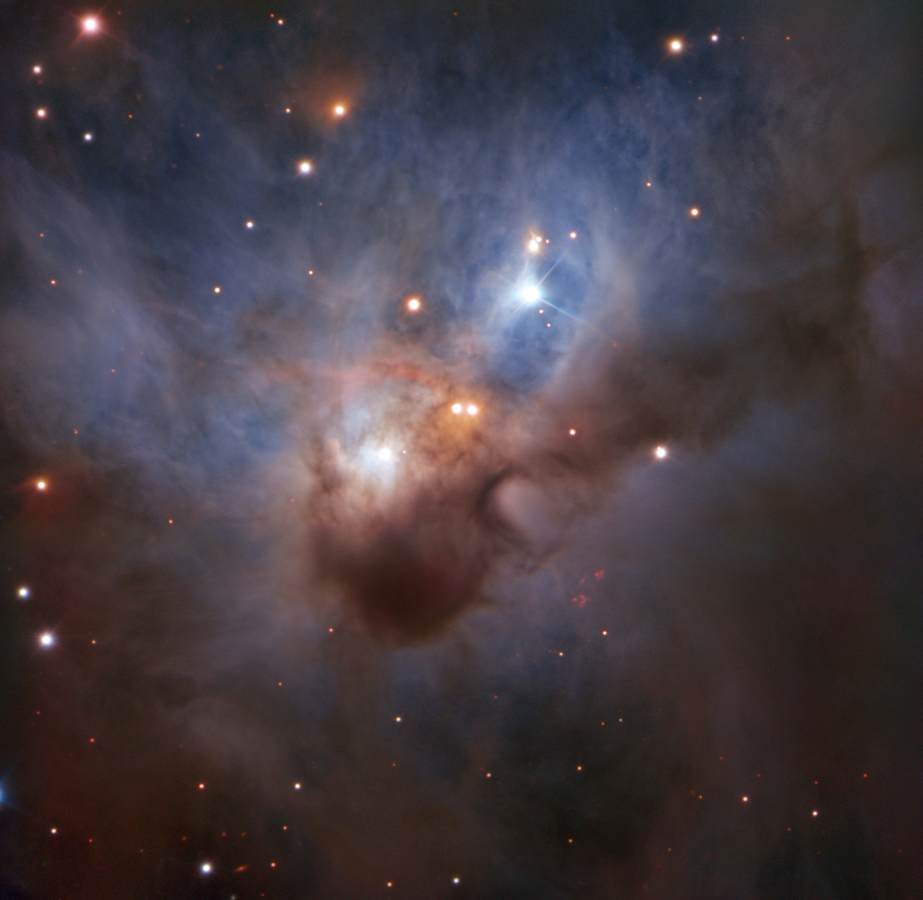 one of the darkest corners of the Orion constellation.