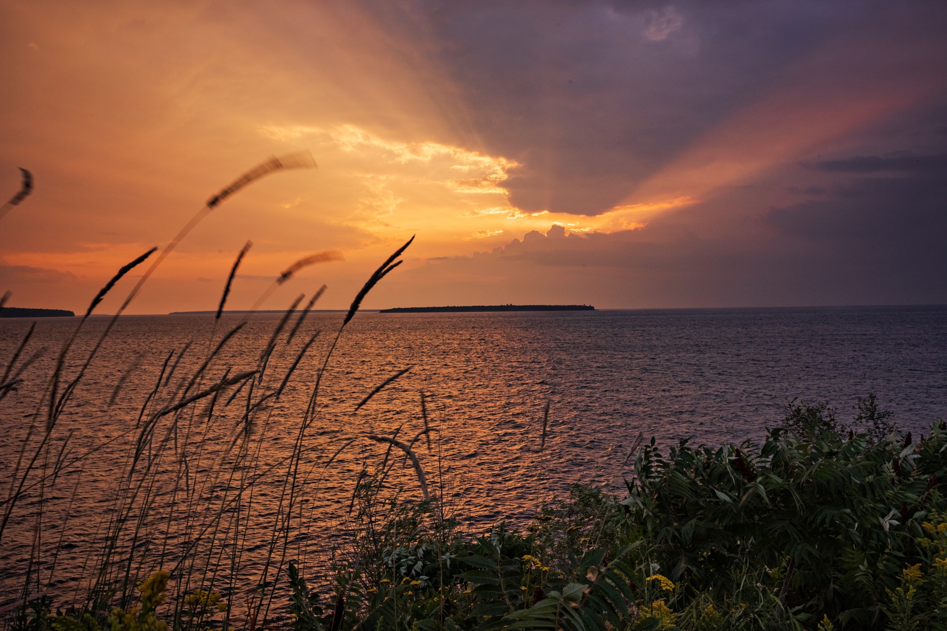 Picture of sunset.