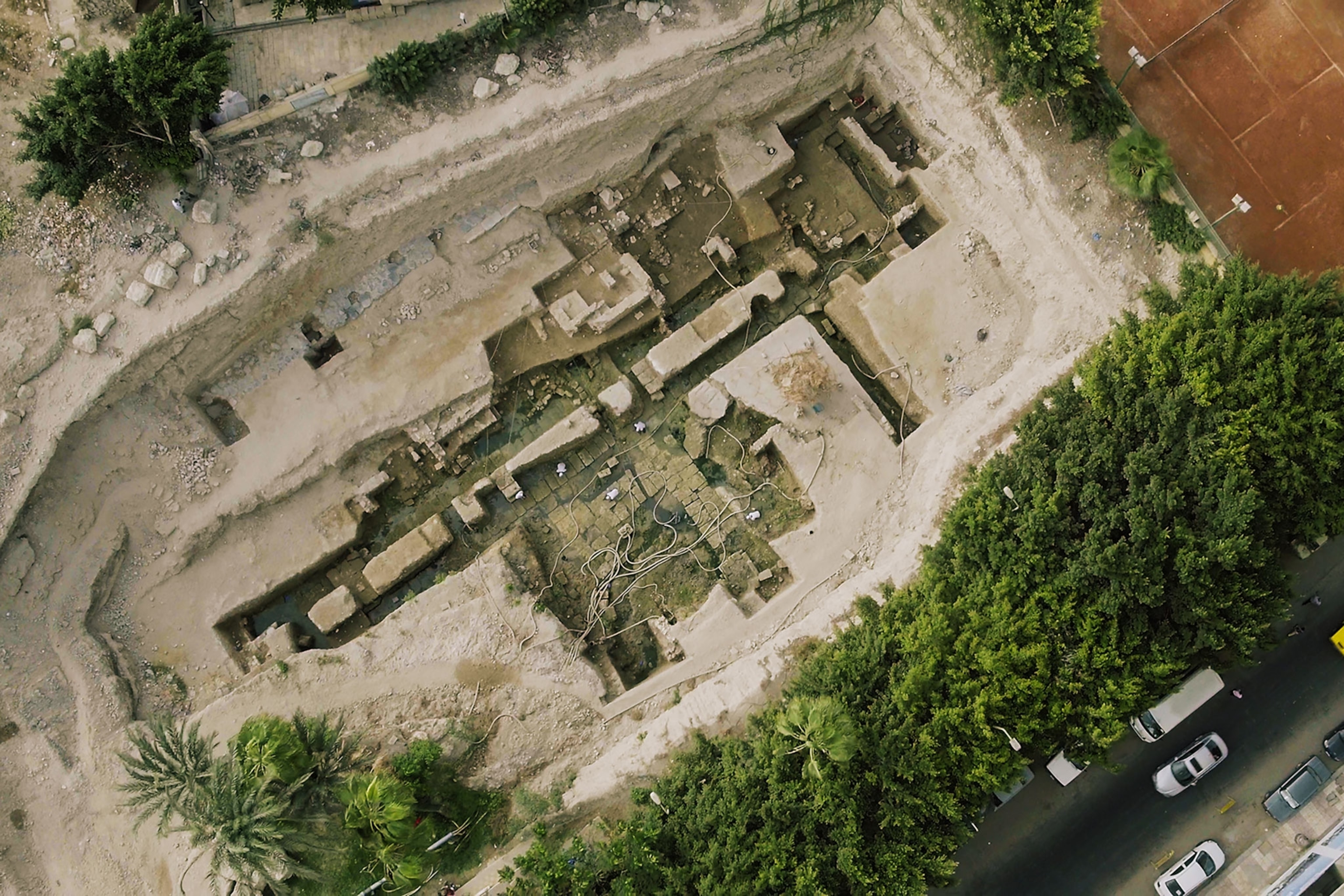 the site that may contain Alexander the Great's remains