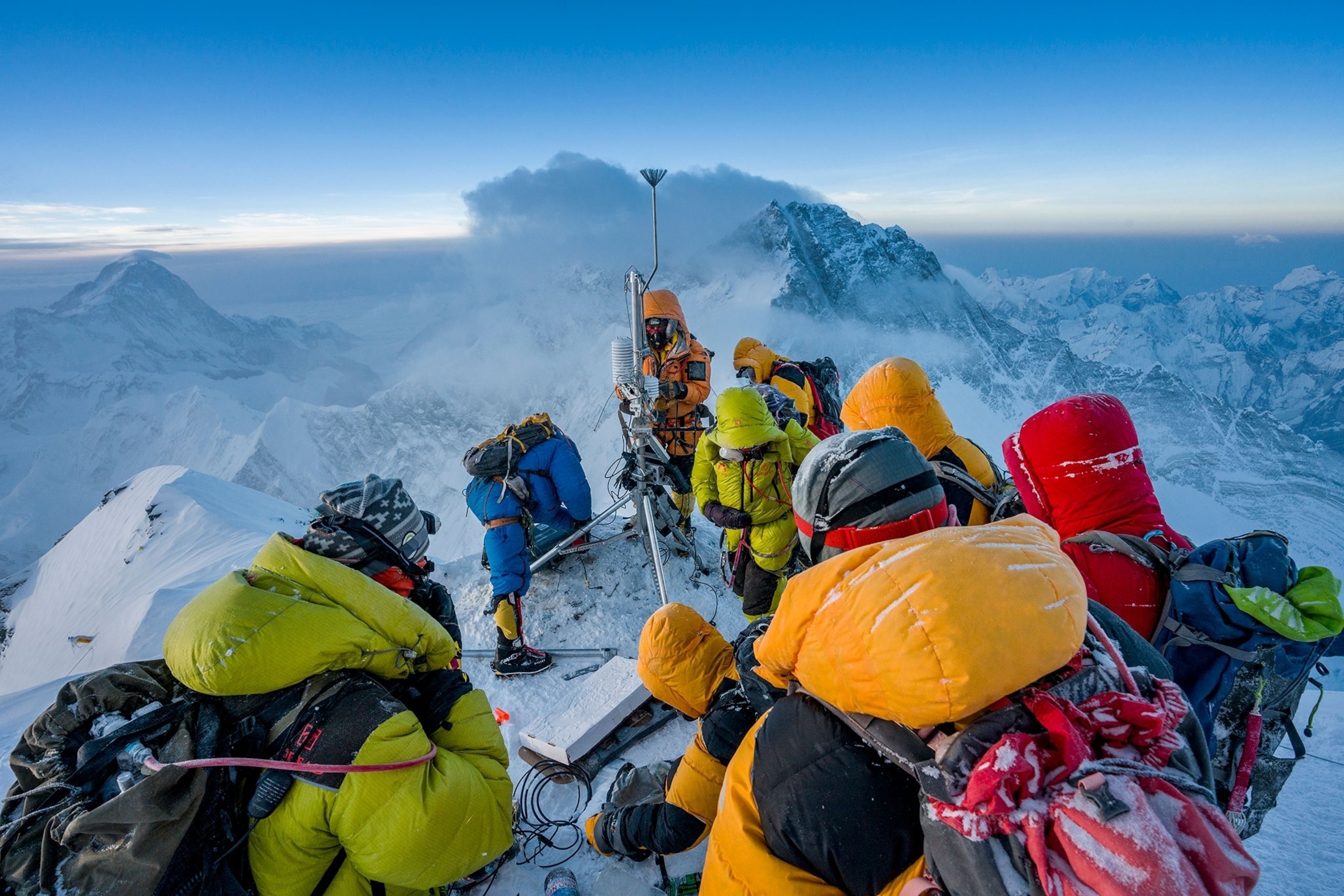 the National Geographic science expedition on Mount Everest