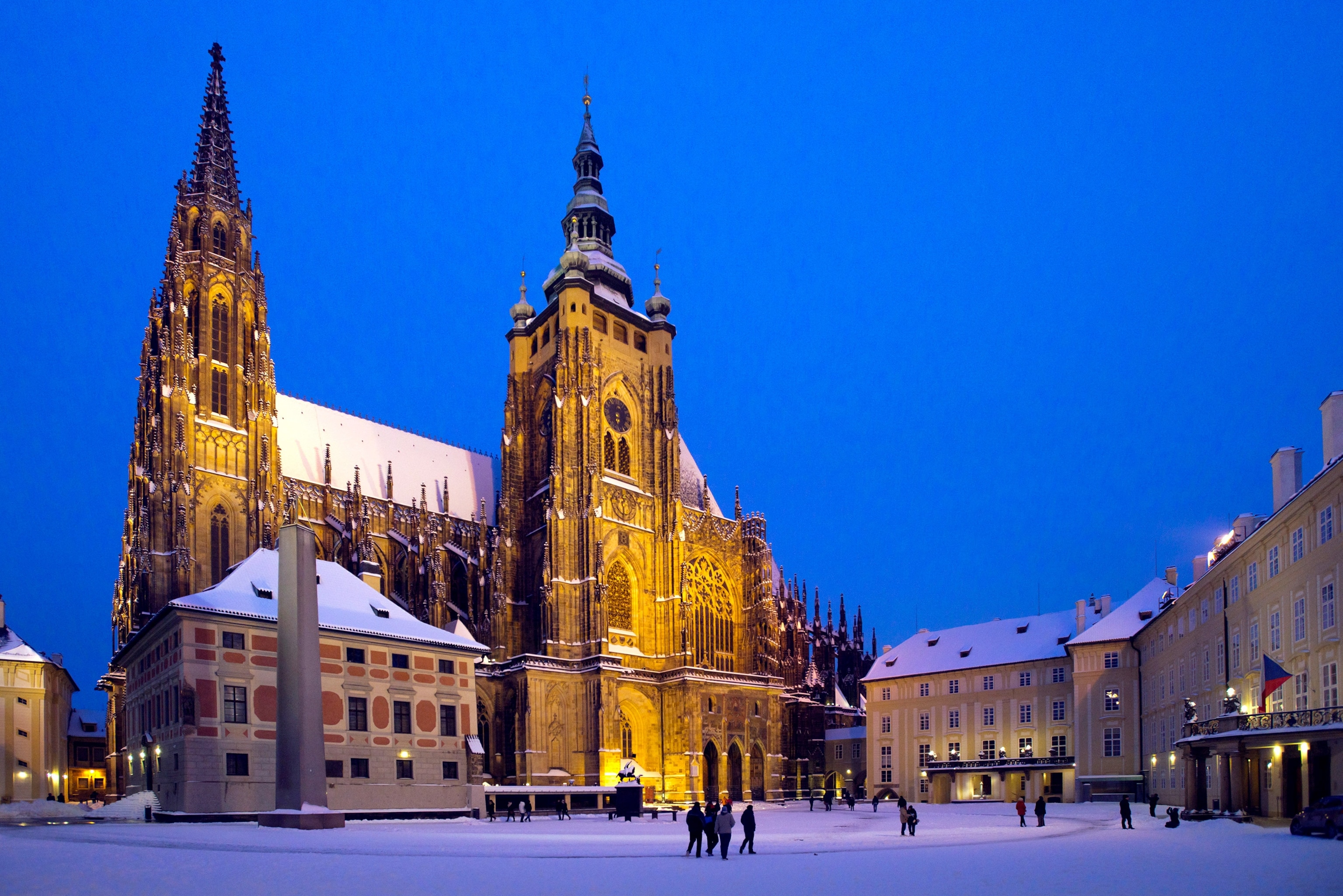 St. Vitus Cathedral in Prague Castle in Prague, Czech Republic
