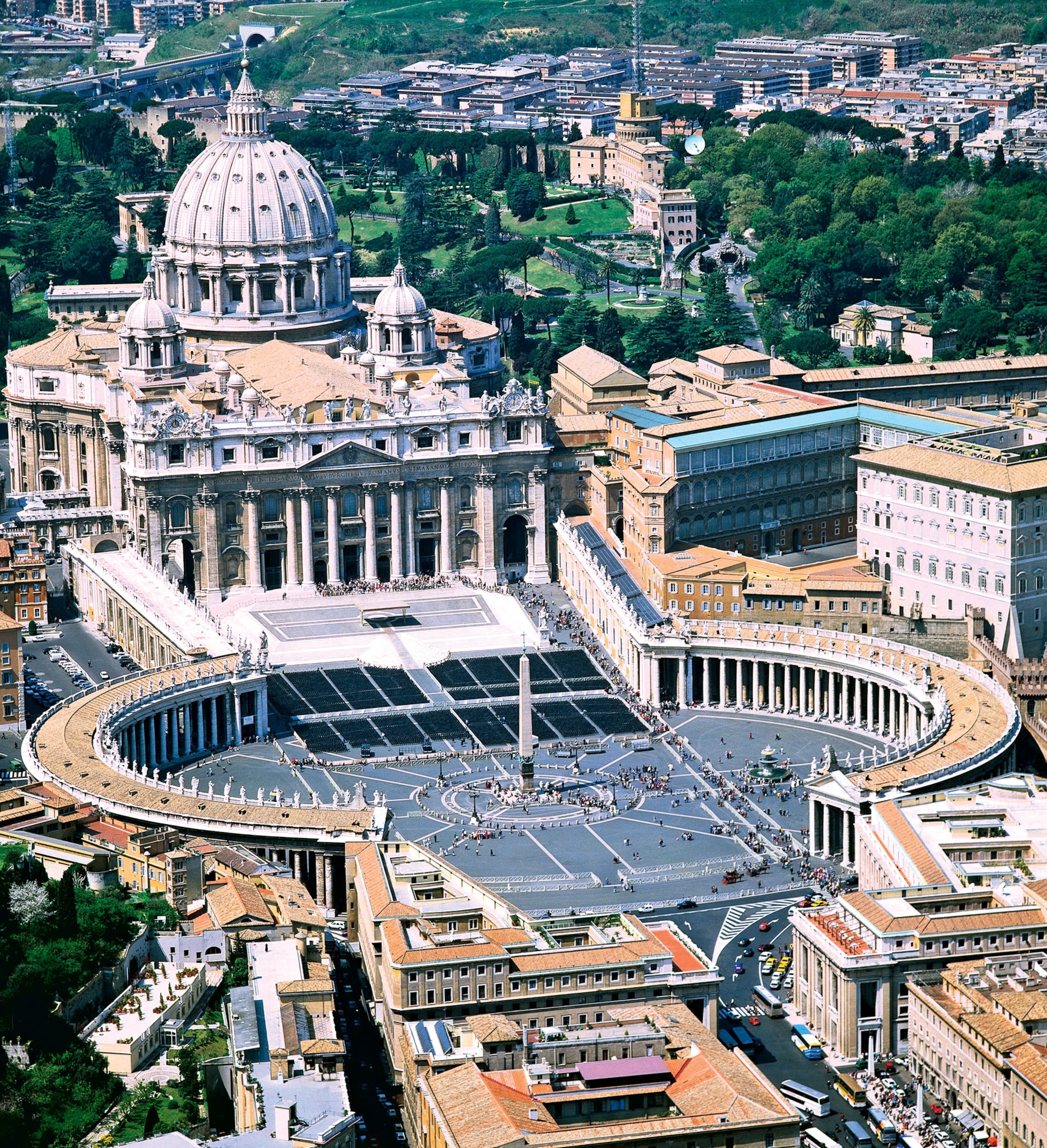 the cupola of St. Peter’s Basilica