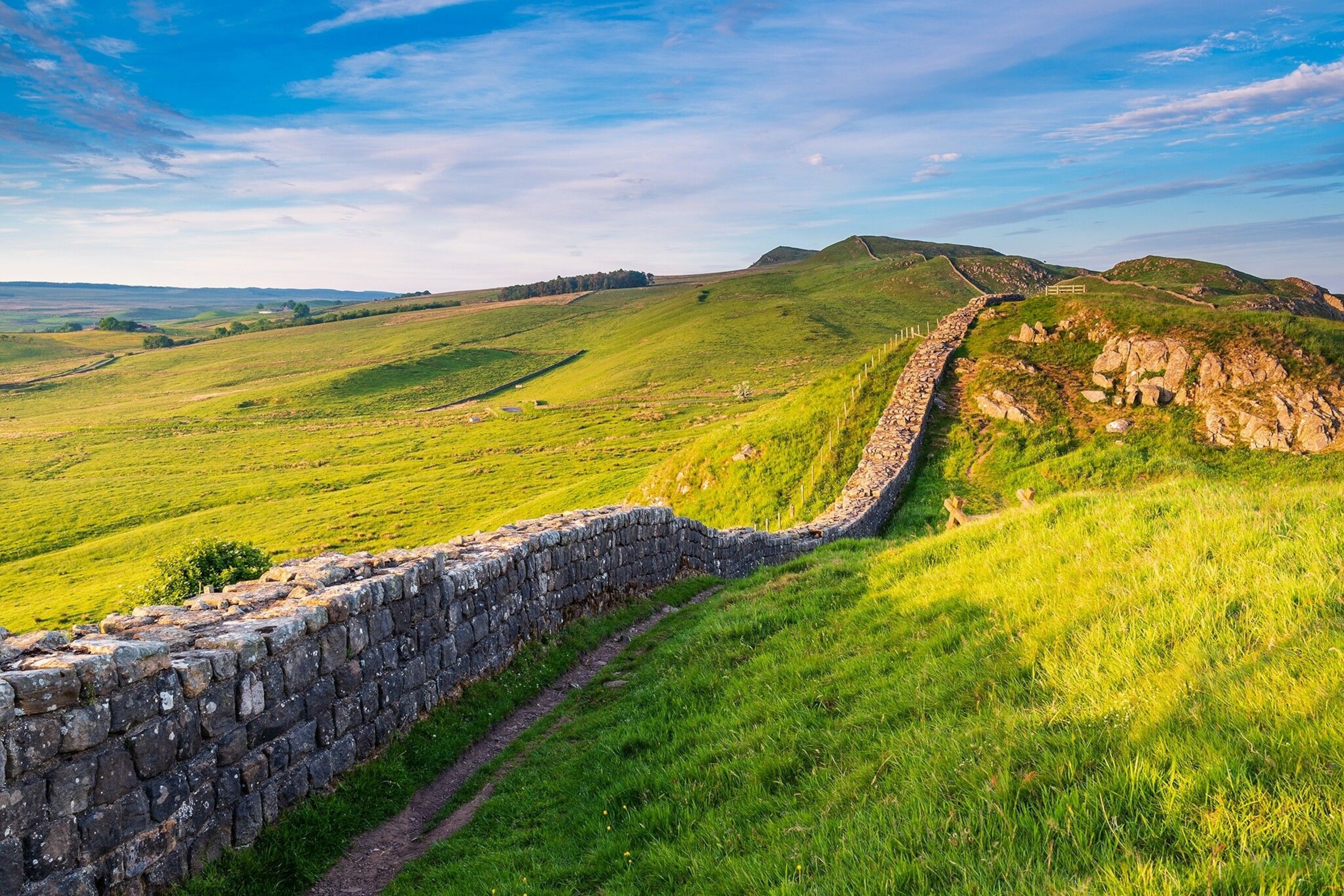 Hadrian’s Wall makes for an atmospheric hike