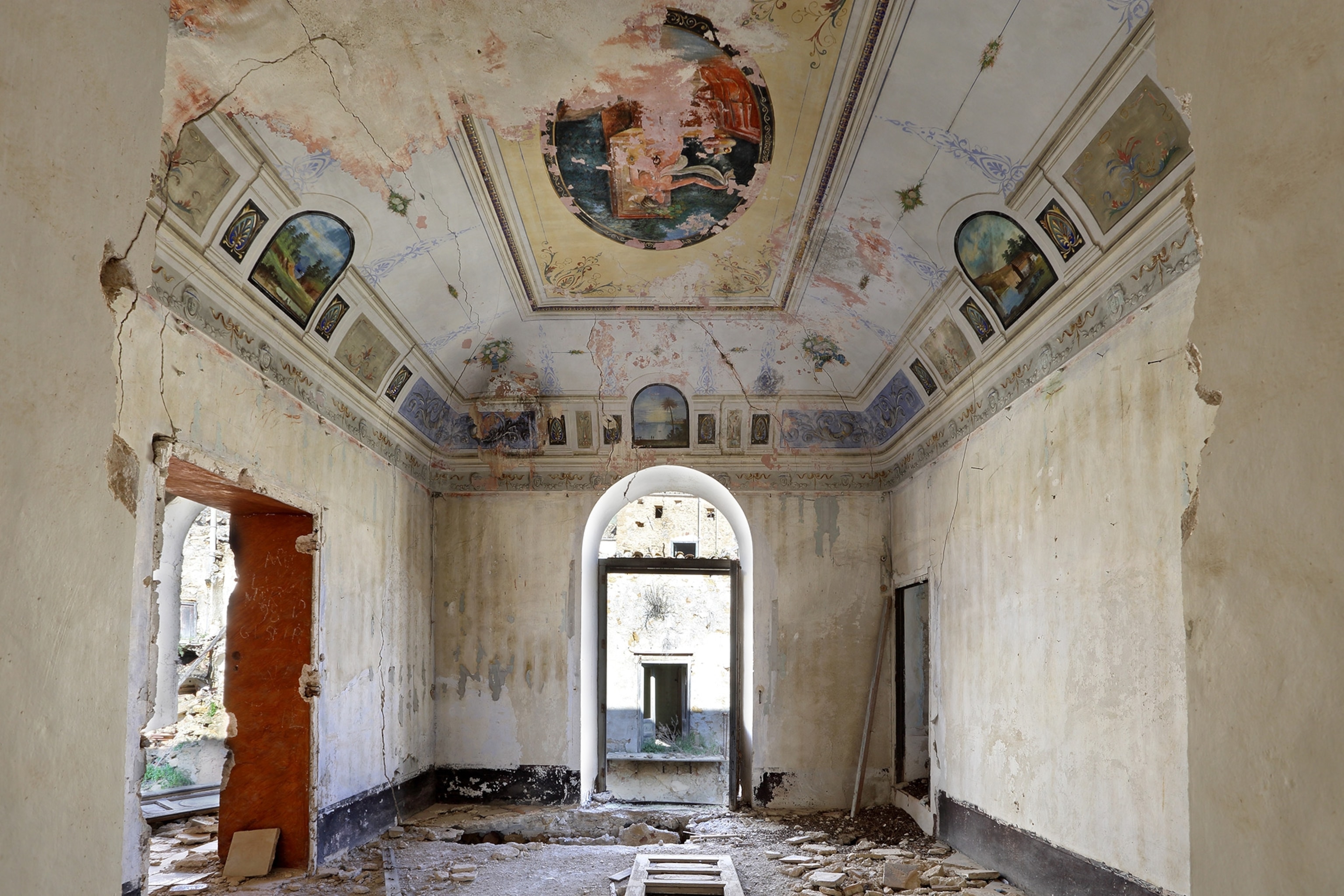 an abandoned village in Italy