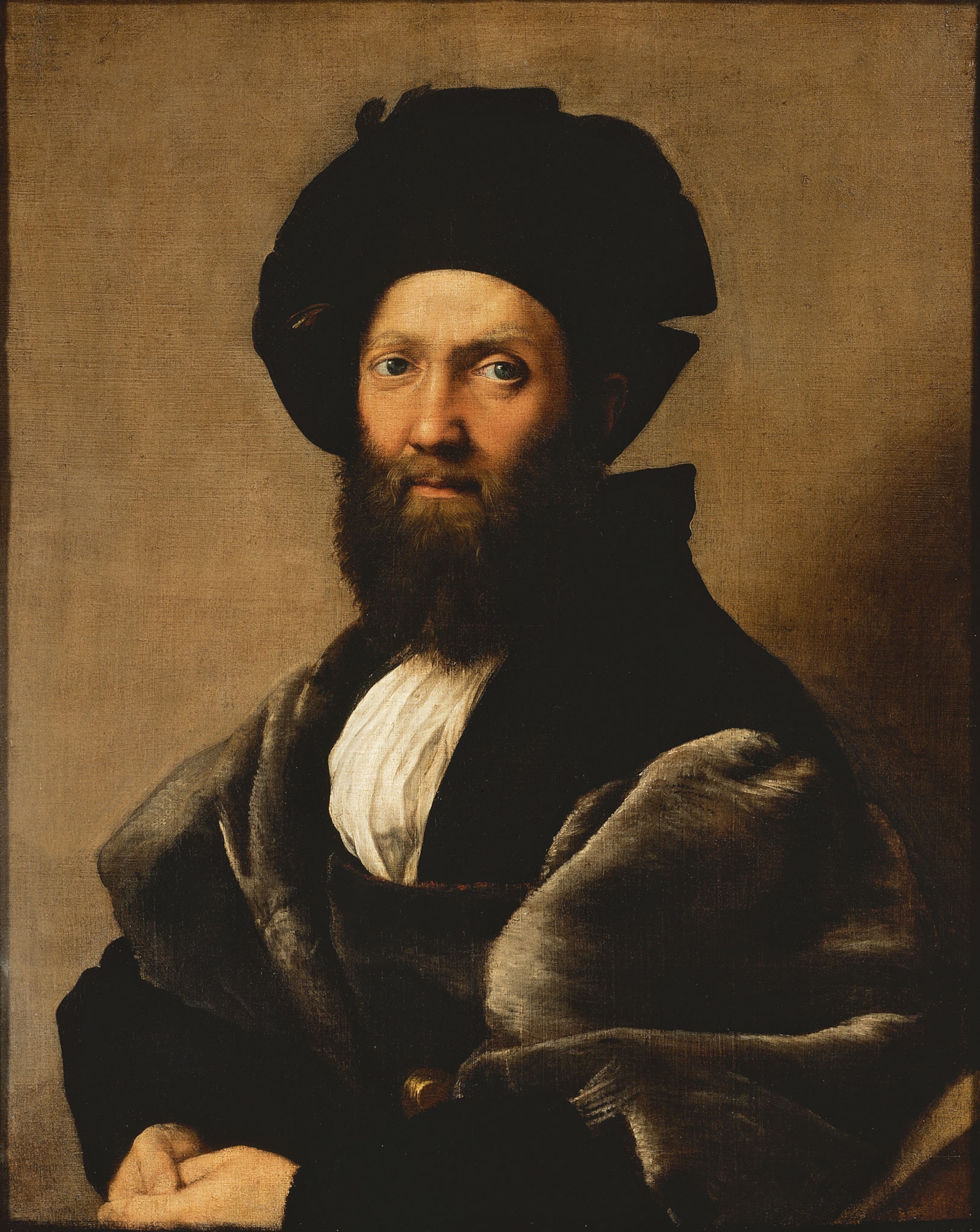 a man with a beard and hat