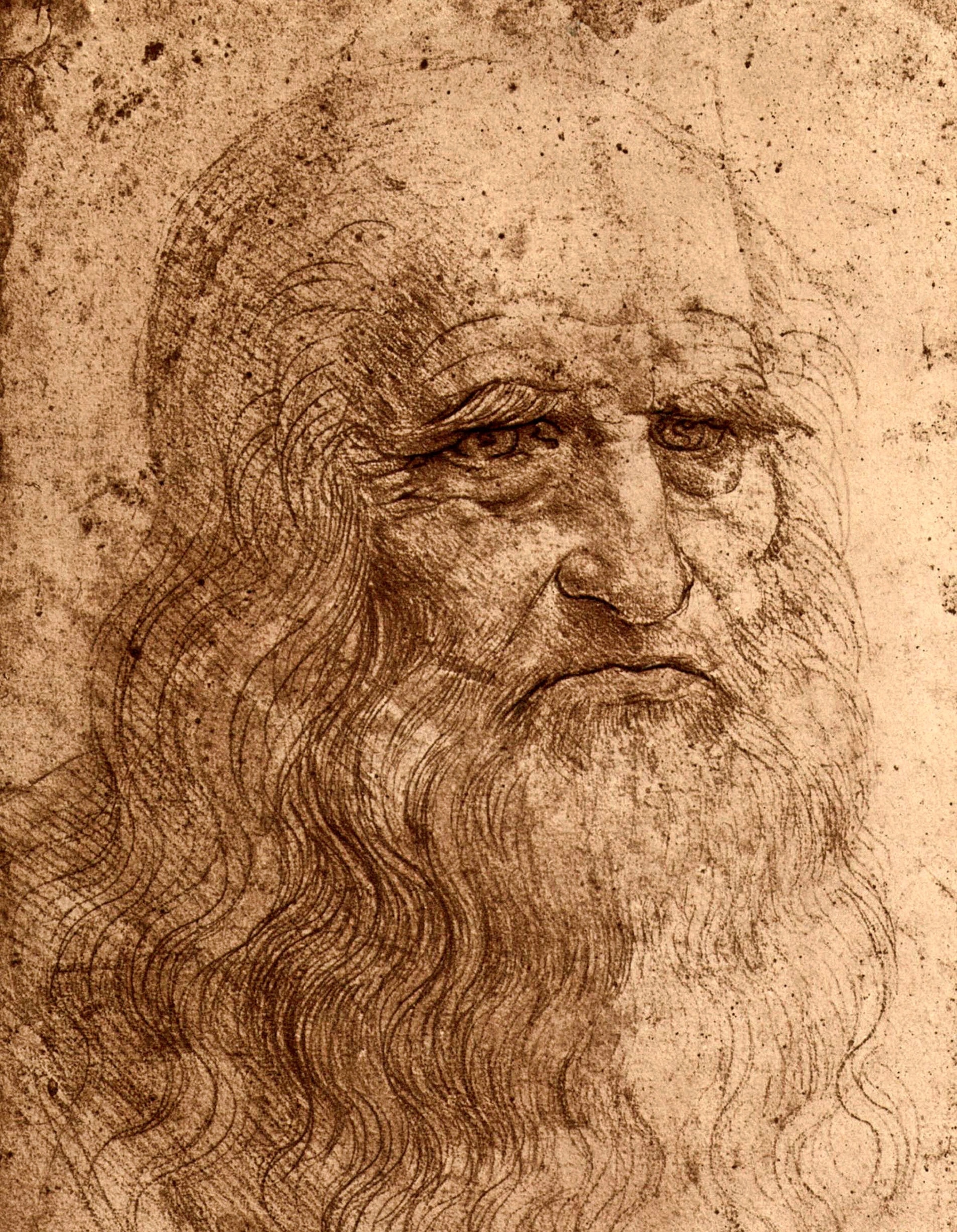 Leonardo's "Self-Portrait" from circa 1510–13