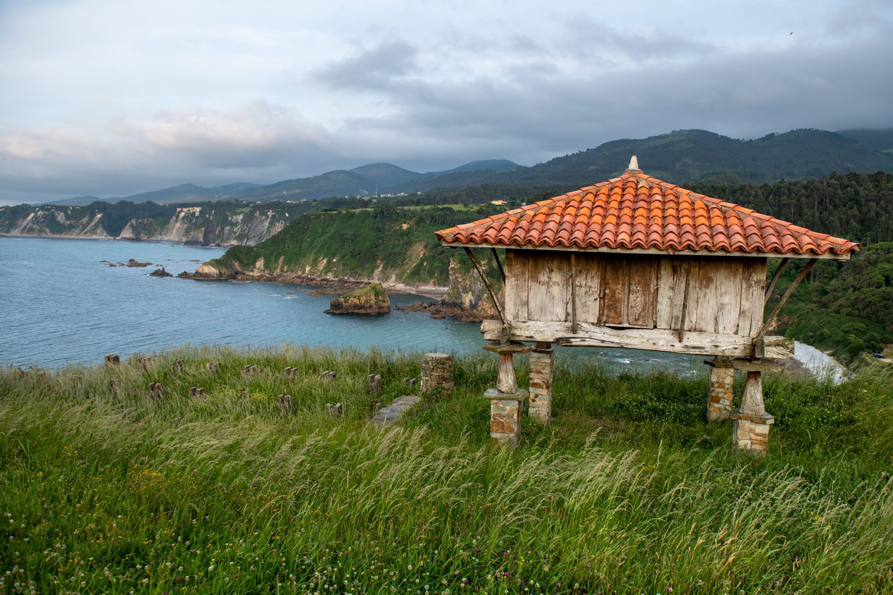 a horreo in asturias, spain