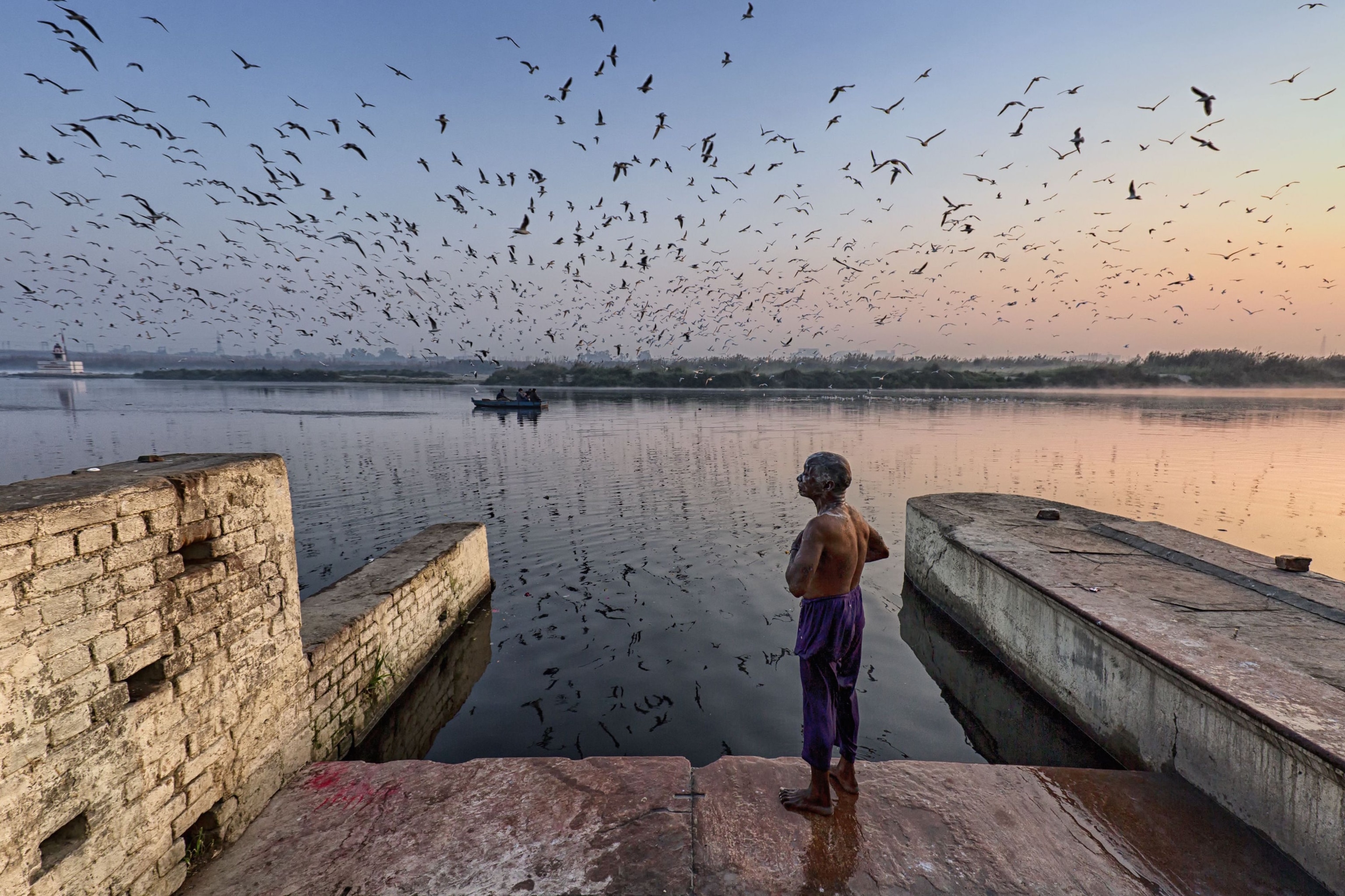 Yamuna River in Delhi, India