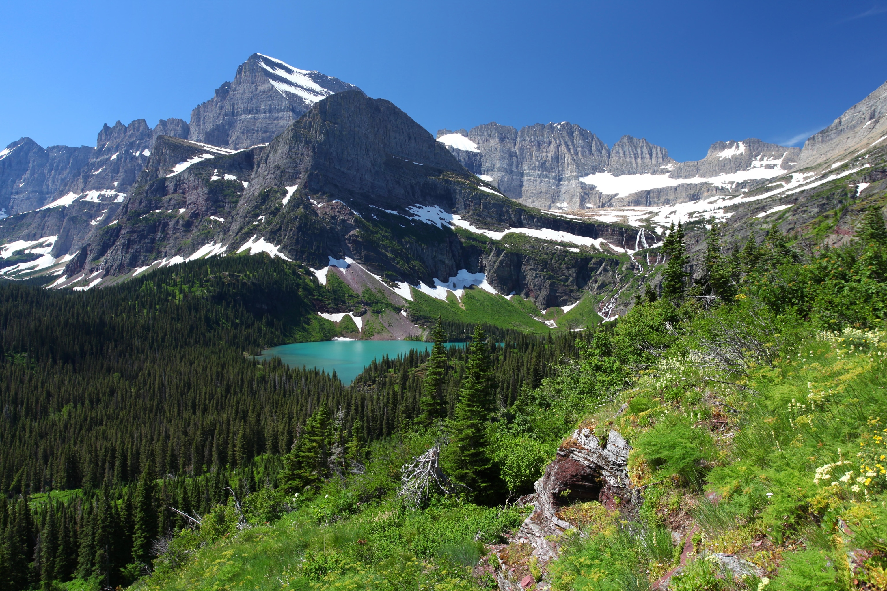Glacier National Park in Montana.