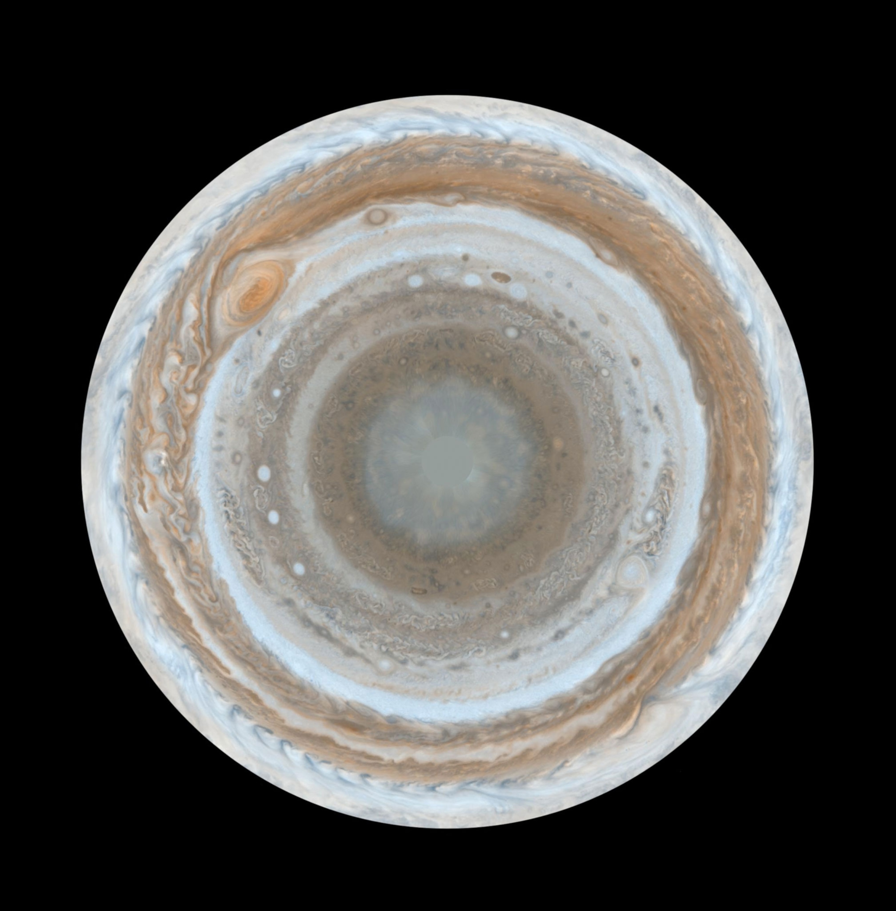 Jupiter's south pole