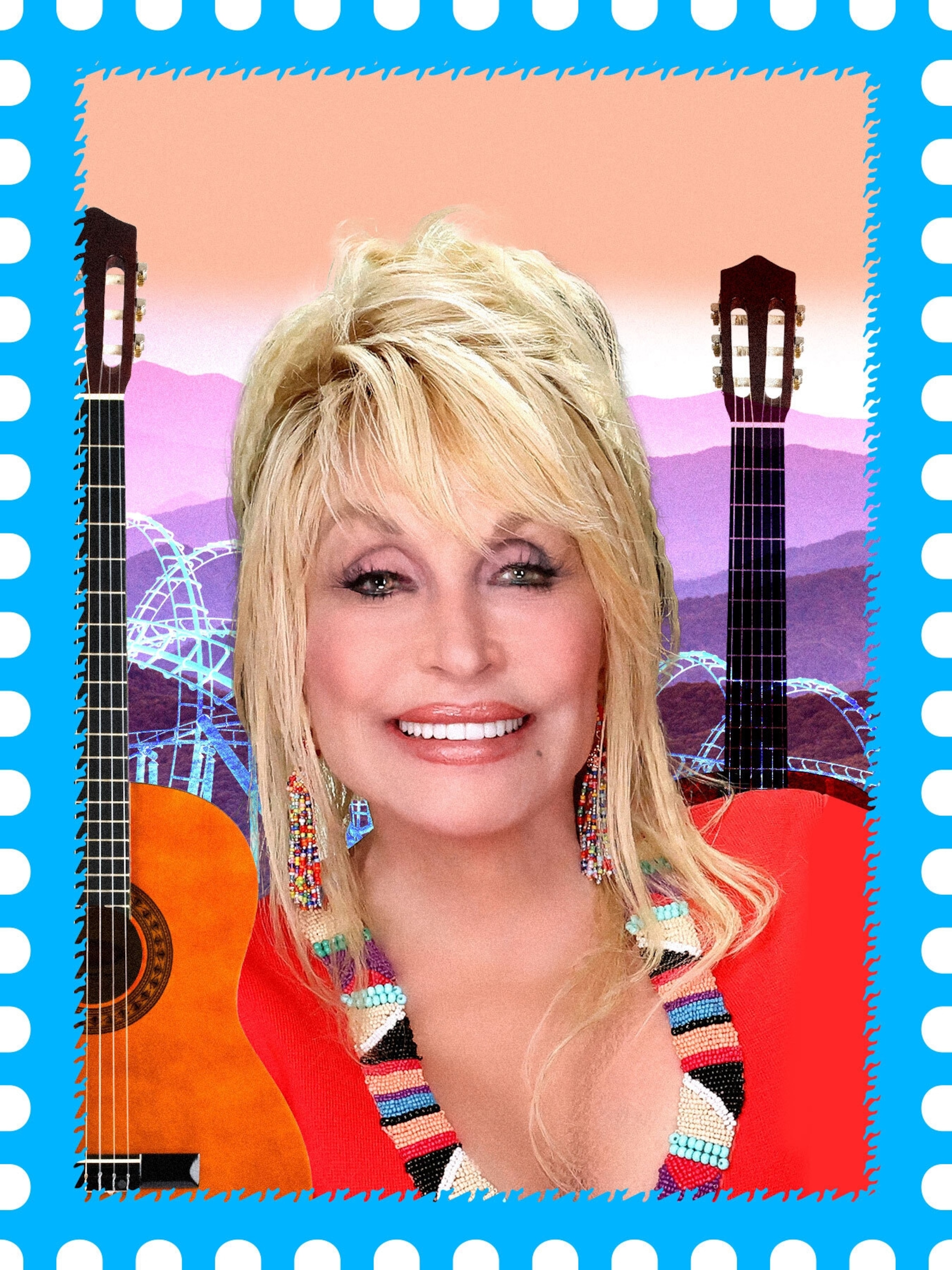 Photo illustration of Dolly Parton