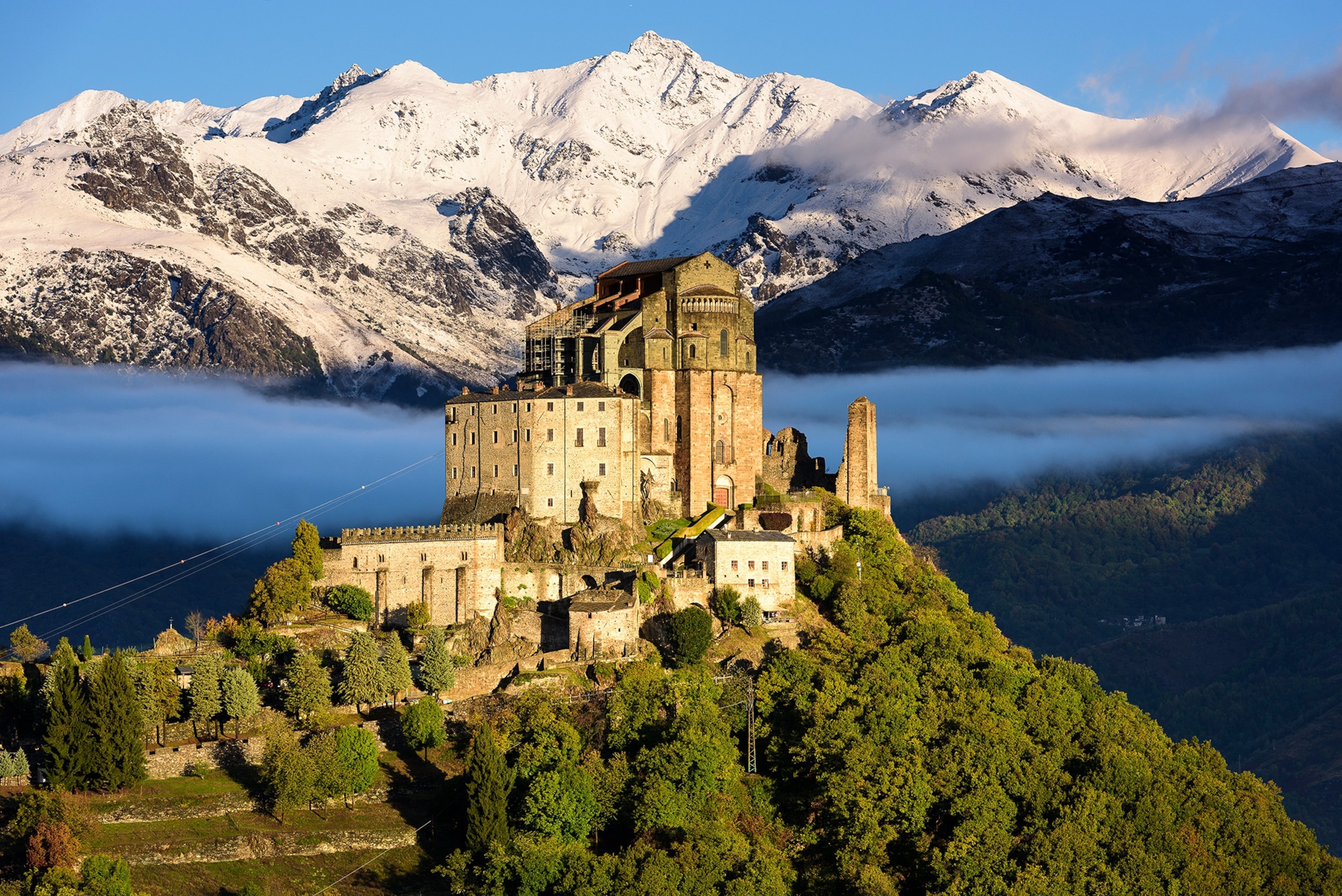 Monastery Sacra di San Michele in Italy