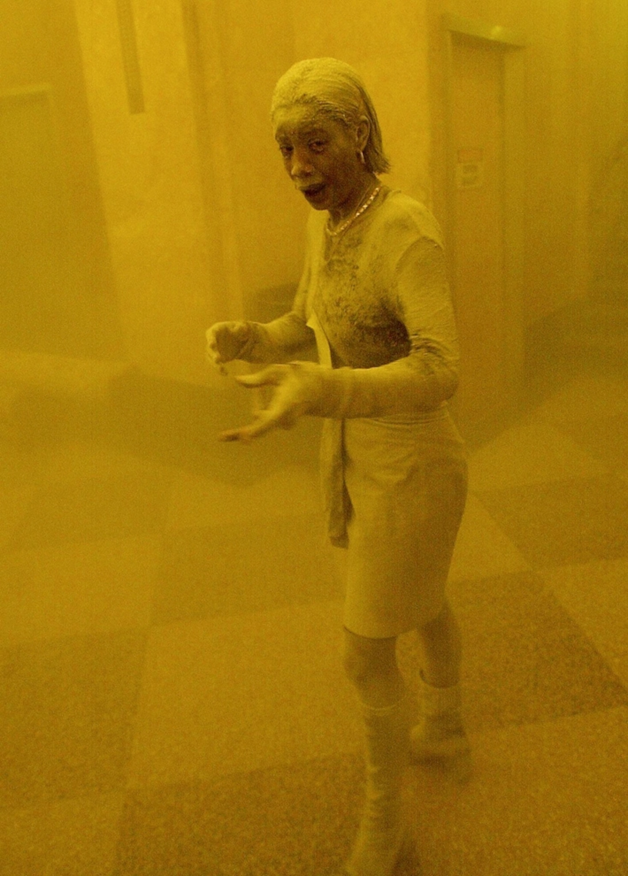 9/11 picture: Marcy Borders covered in ash in New York