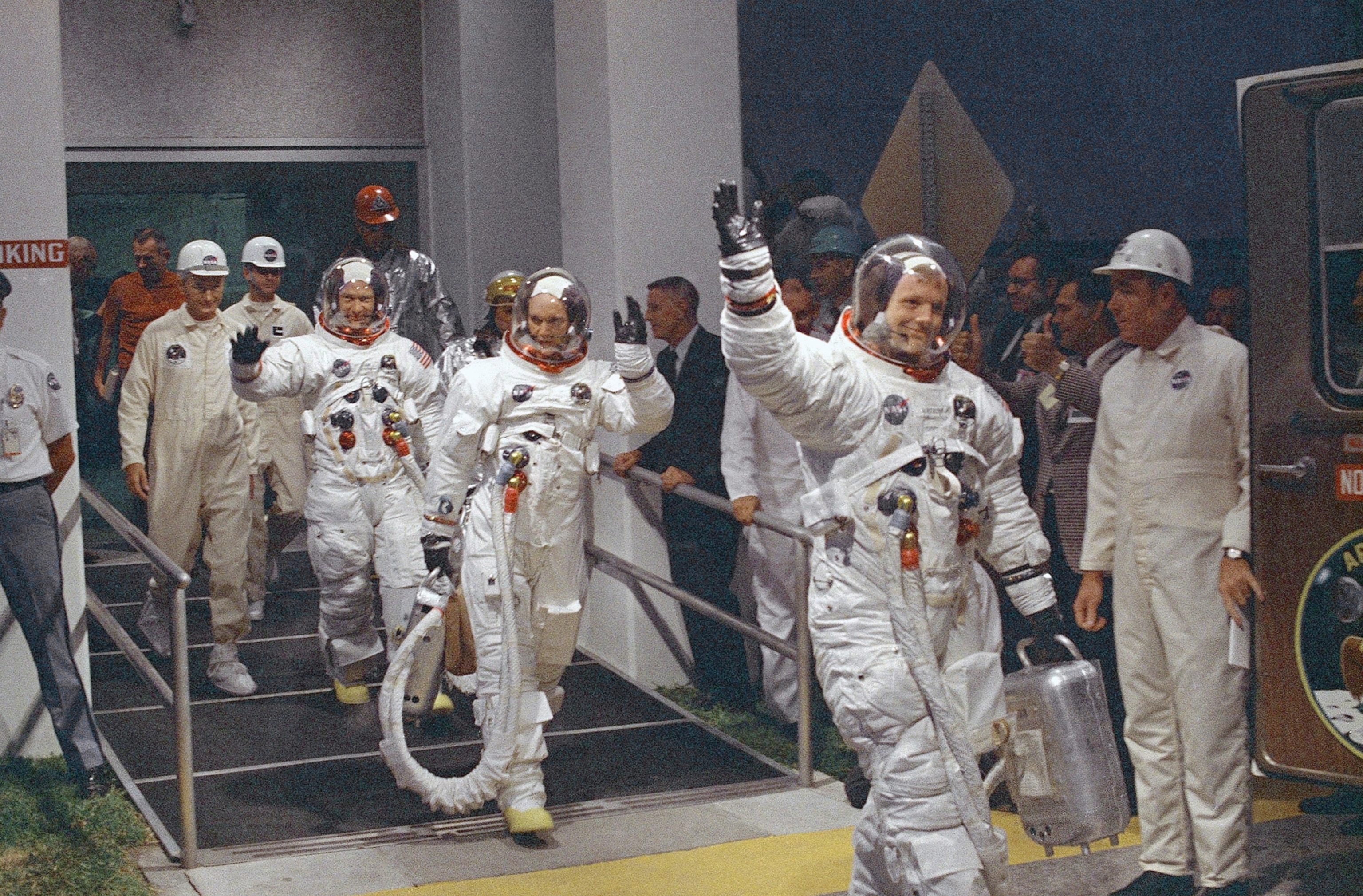 the Apollo 11 crew Kennedy Space Center in Merritt Island, Fla.
