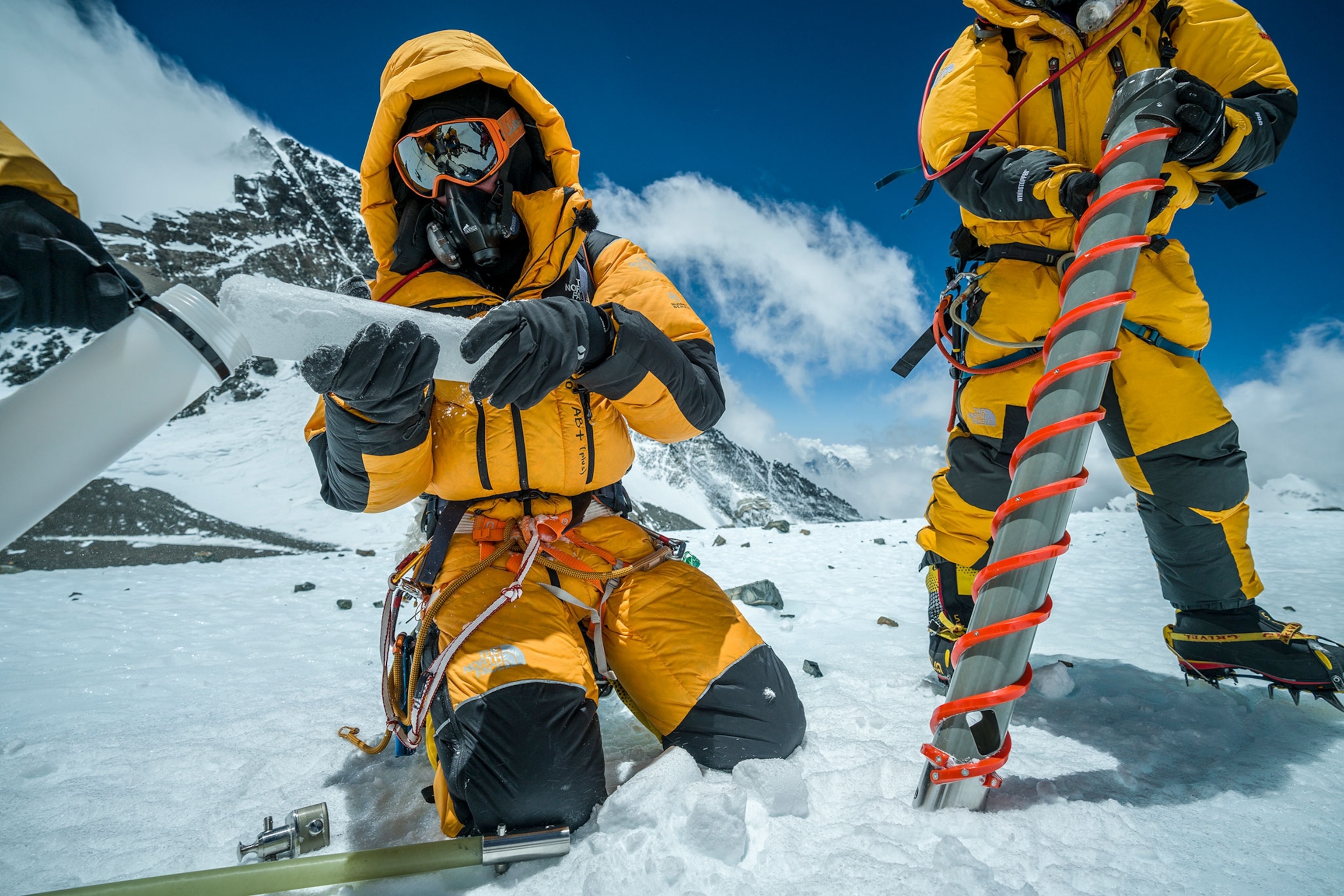 the National Geographic science expedition on Mount Everest