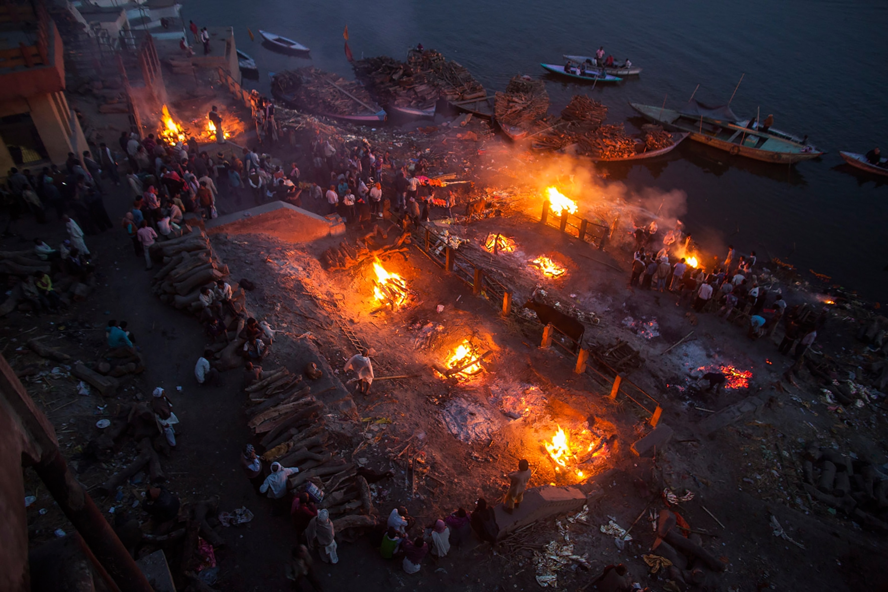 Manikarnika Ghat cremation ground