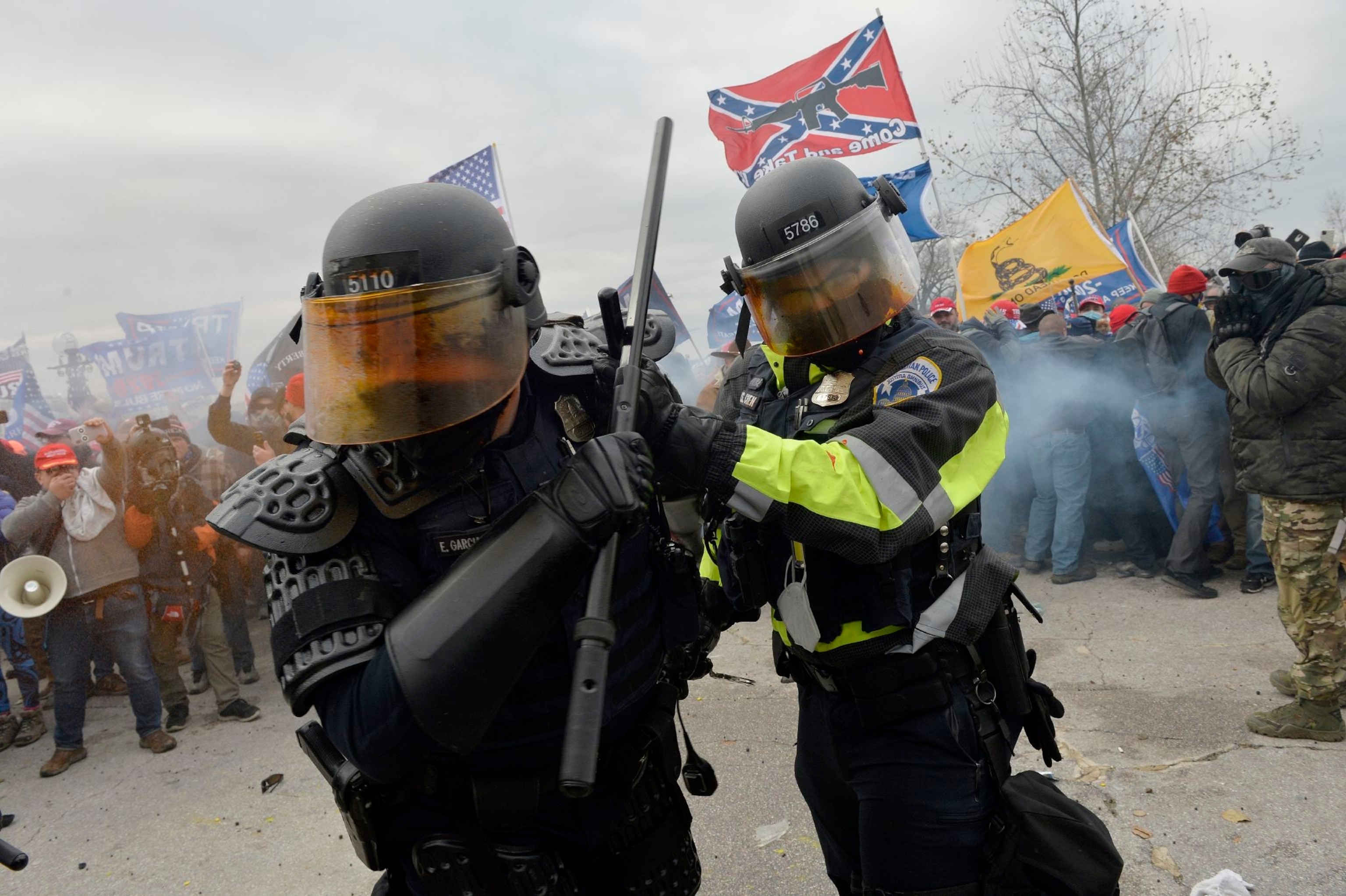 Political insurgency at the U.S Capitol in Washington D.C