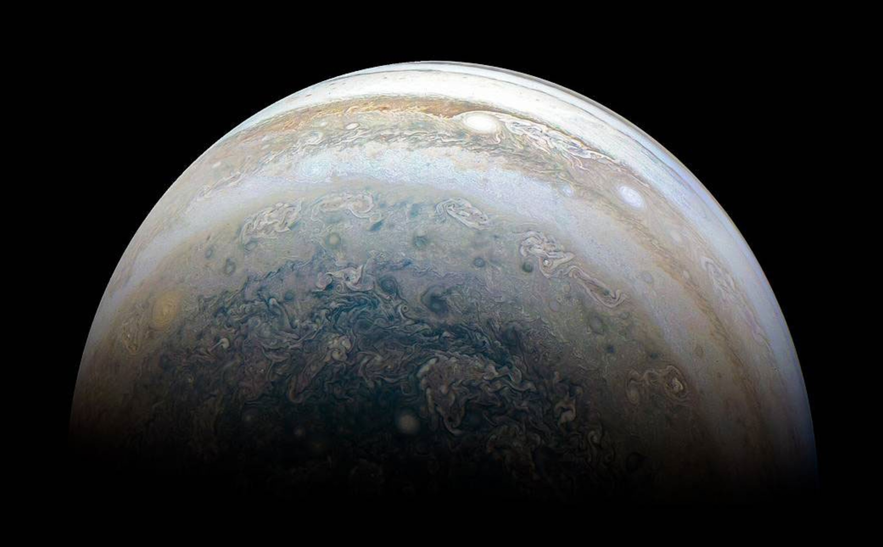 Juno's unique polar orbit.