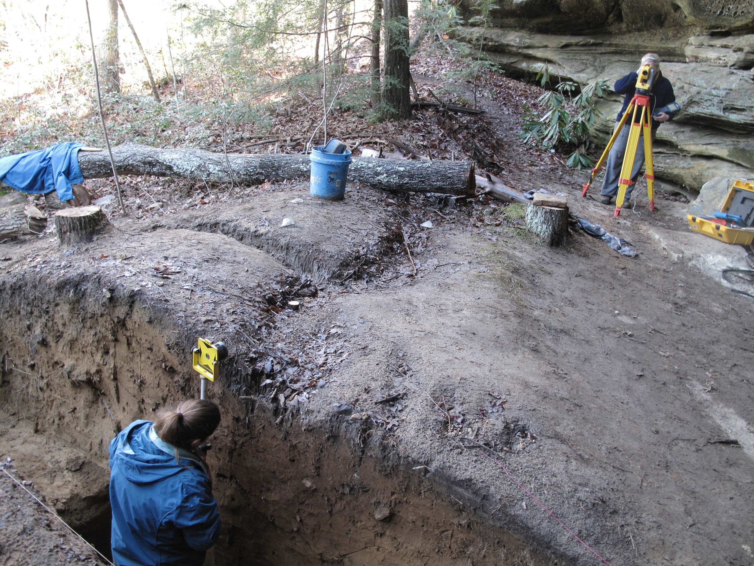 a Clovis archaeology site in Tennessee