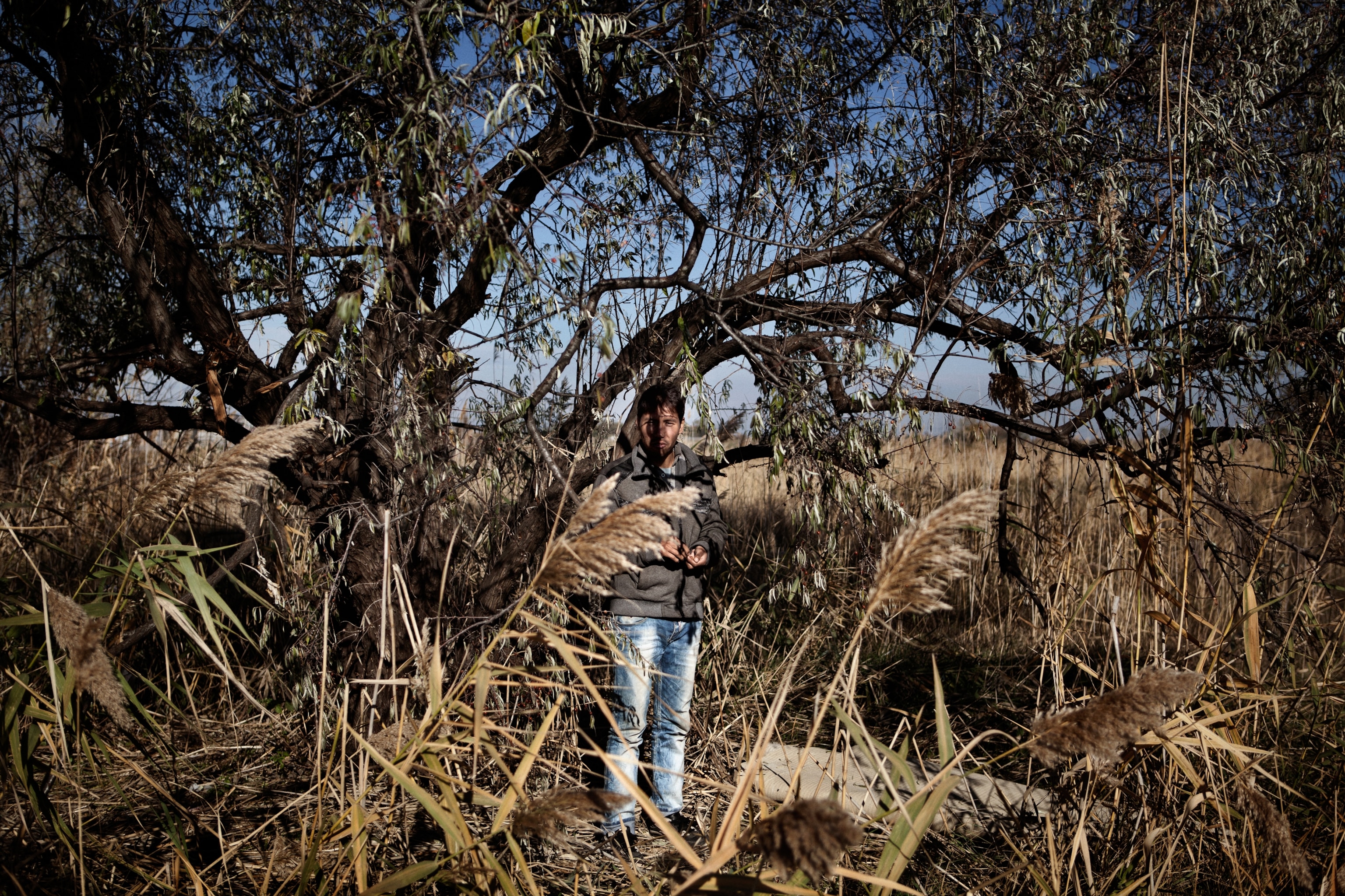 an Afghan refugee in Serbia