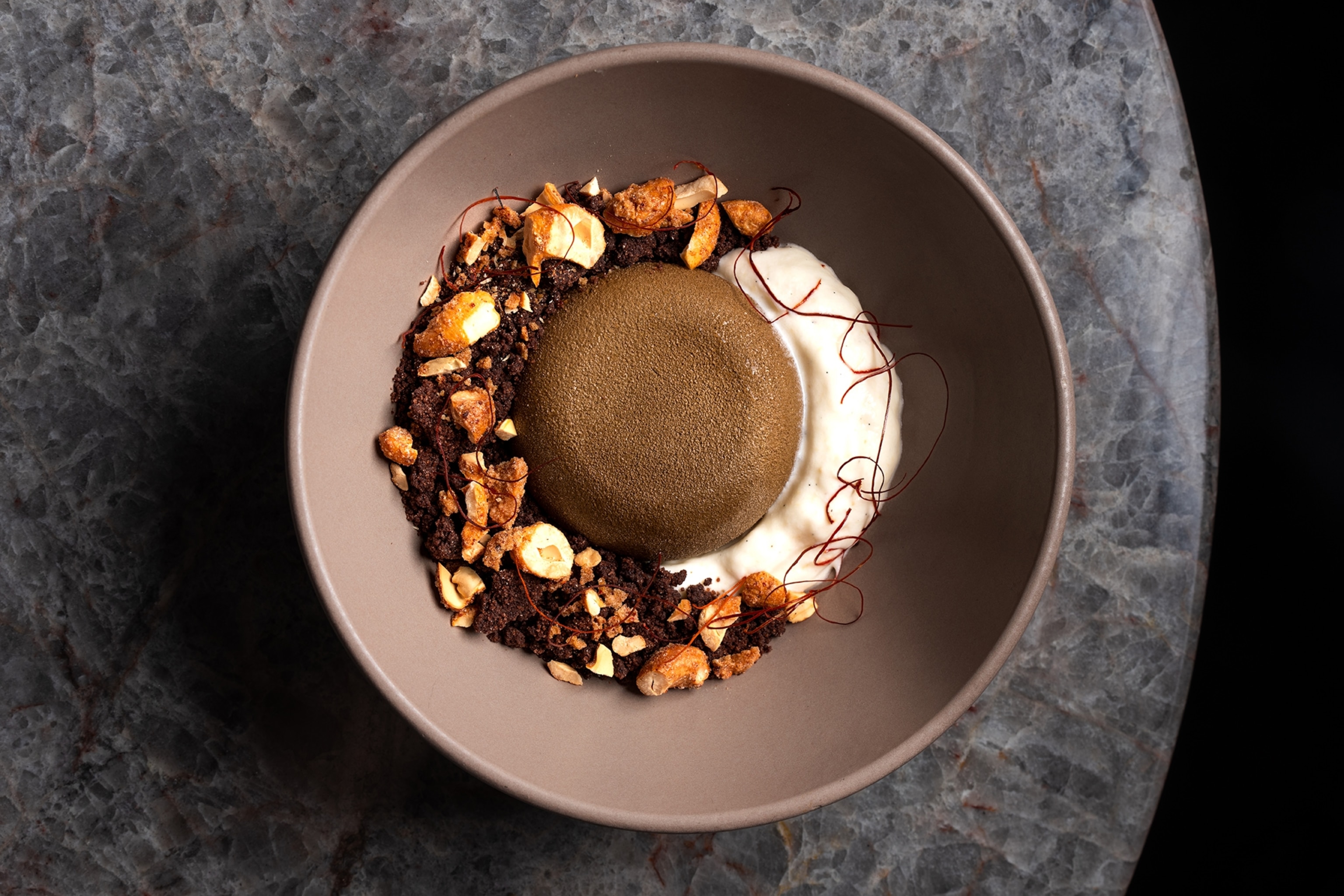 A plate of Chocolate Cremeux at Animae.