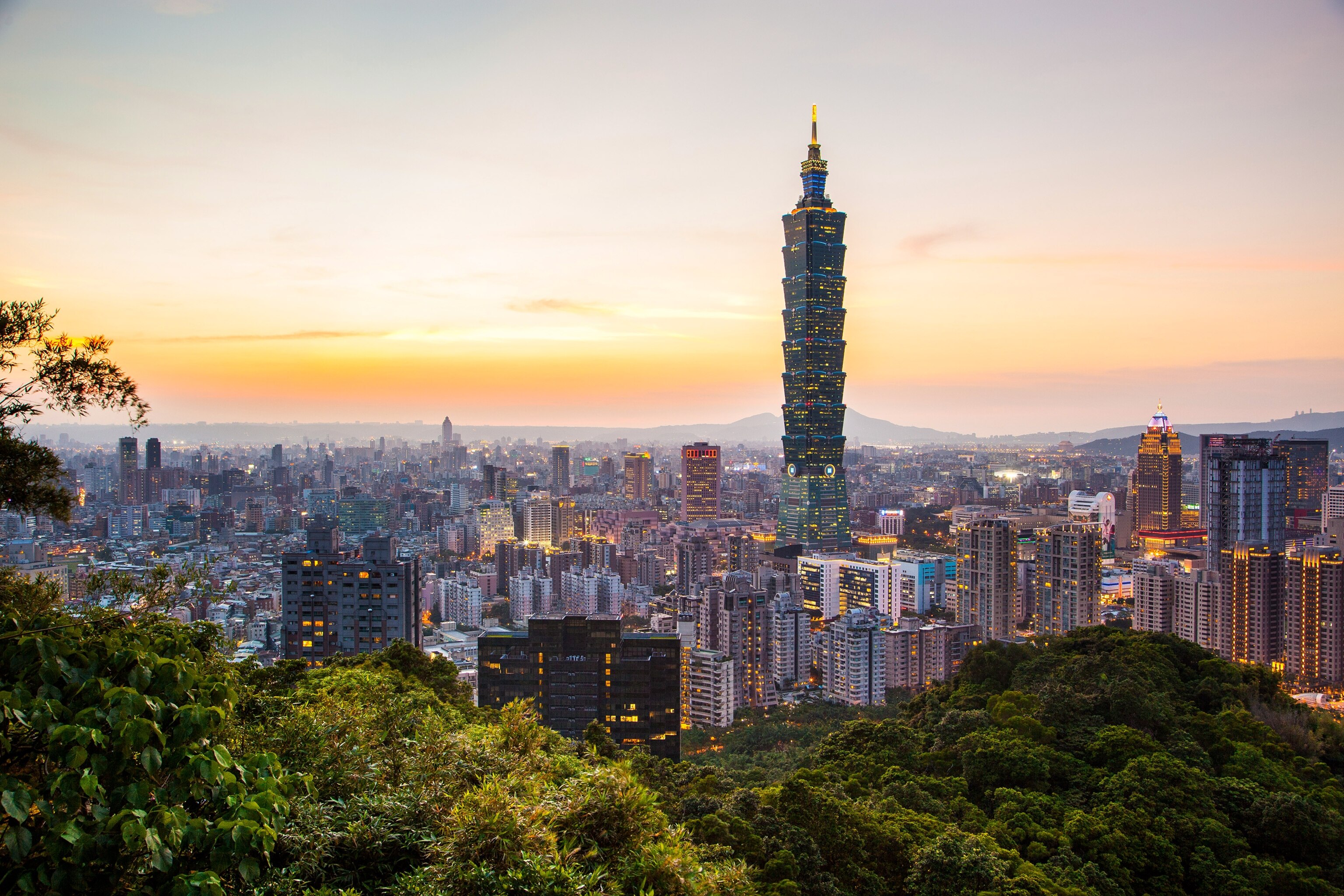 Taipei 101 building in Taipei, Taiwan